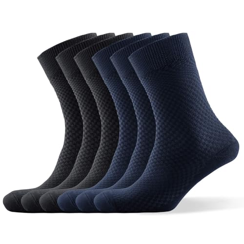 6-pairs Navy&black