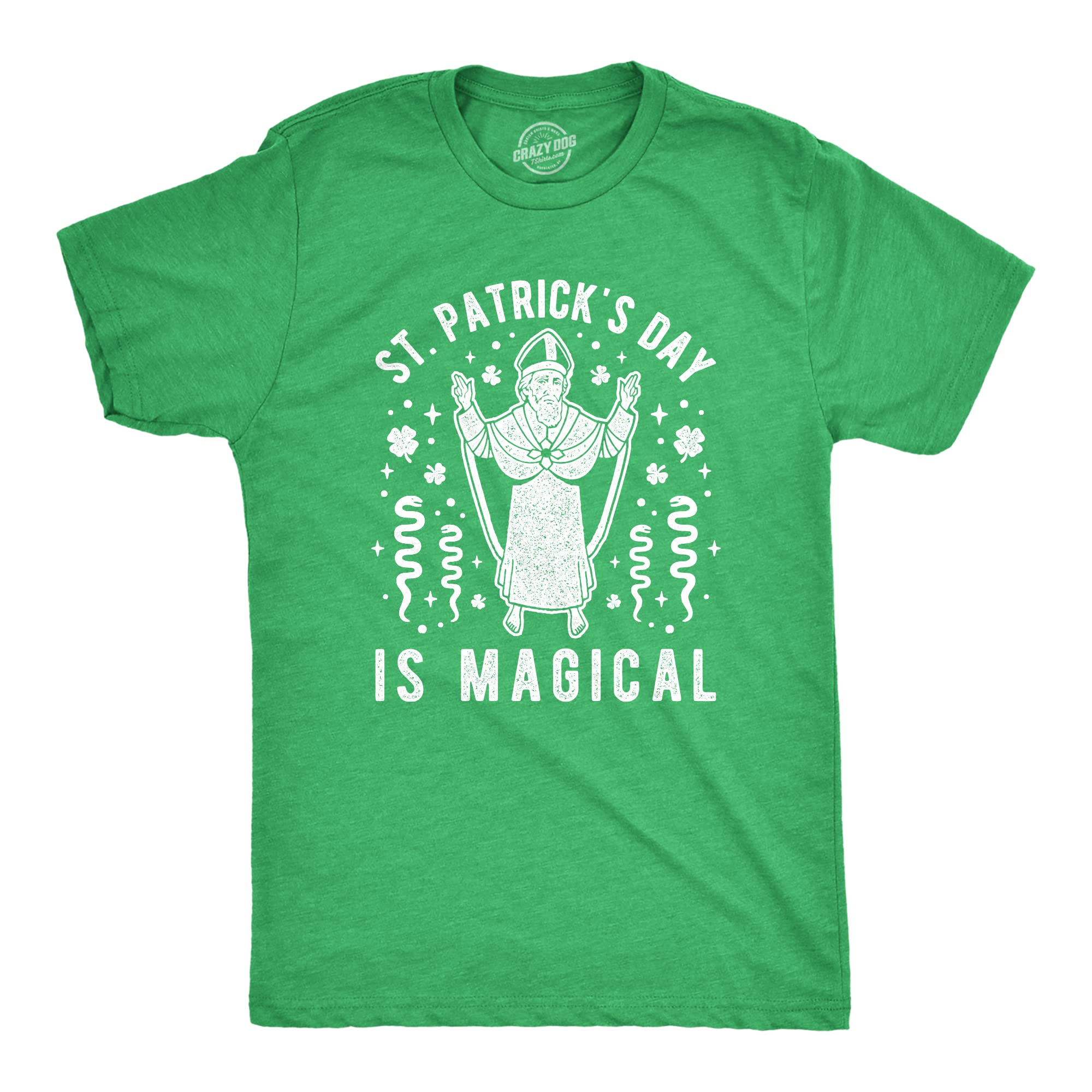 Funny St. Patrick's Day T-Shirt for Men - Magical Novelty Graphic Tee with Irish Theme | Perfect for Parades, Parties & Irish Pride Celebrations