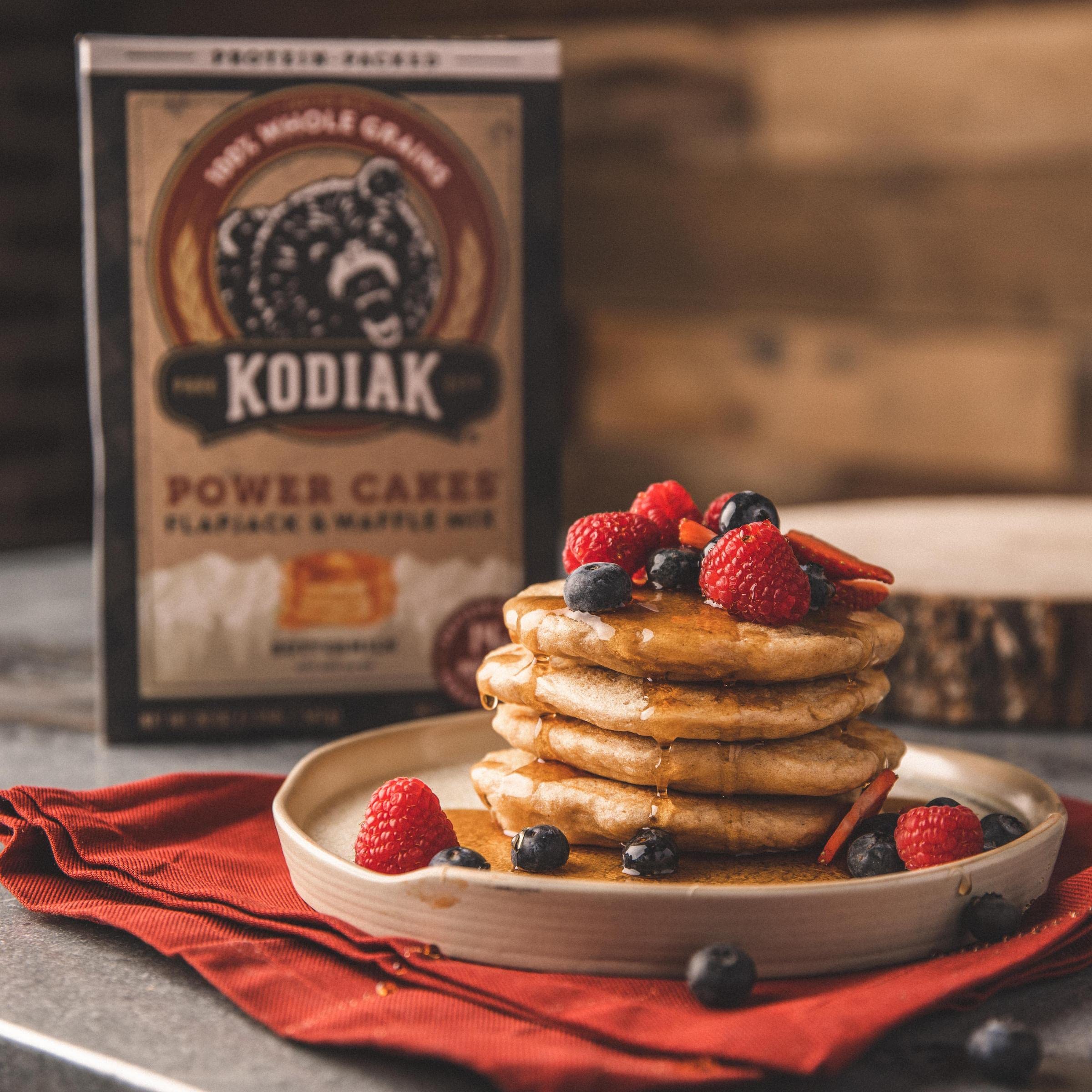 Kodiak Power Cakes Flapjack & Waffle Mix - 20oz | High Protein Pancake Mix for Breakfast, Camping & Fitness | Easy to Make, Healthy & Delicious