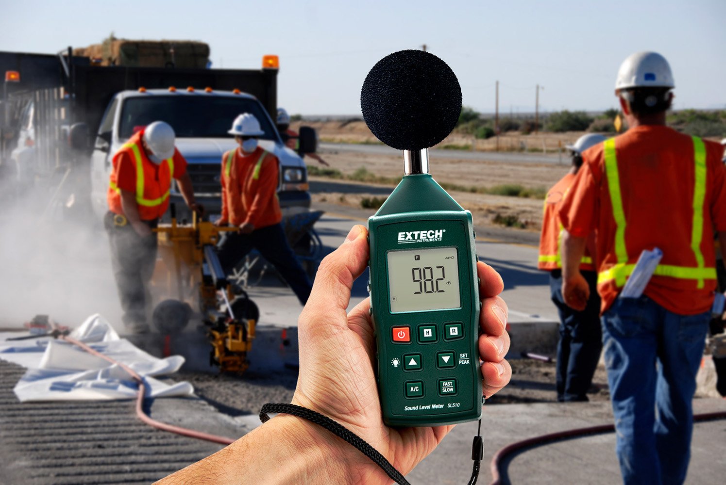 Extech SL510 Digital Sound Level Meter - Professional Noise Measurement Device for Home, Office & Industrial Use