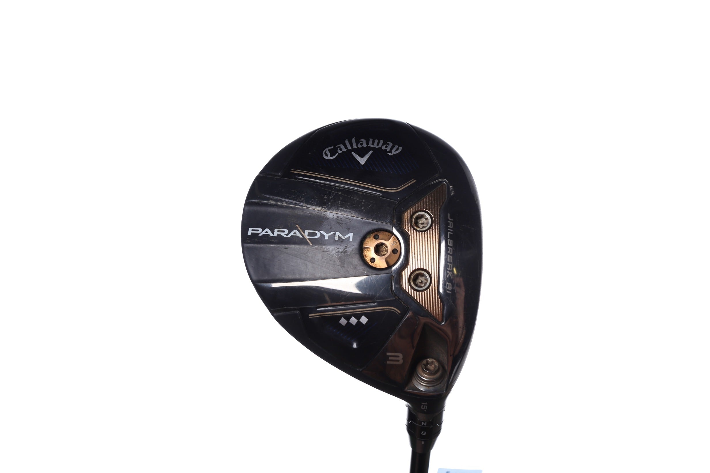 Used Callaway Paradym Triple Diamond 3 Wood Right Handed 15° Regular Flex Golf Club - Perfect for Long Fairway Shots & Improving Your Golf Game