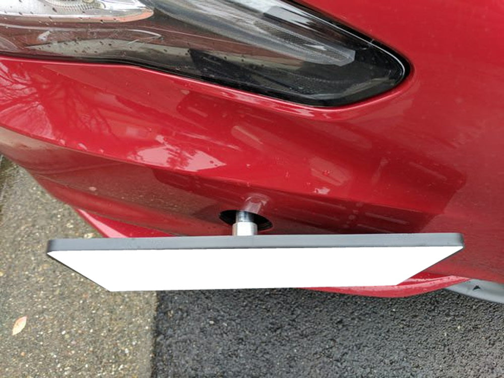 Alfa Romeo Giulia Front Bumper Tow Hook License Plate Mount Bracket - Compatible with 2017-2023 Models - Easy Installation & Durable Design - Perfect for Car Shows, Parking Regulations & Customization