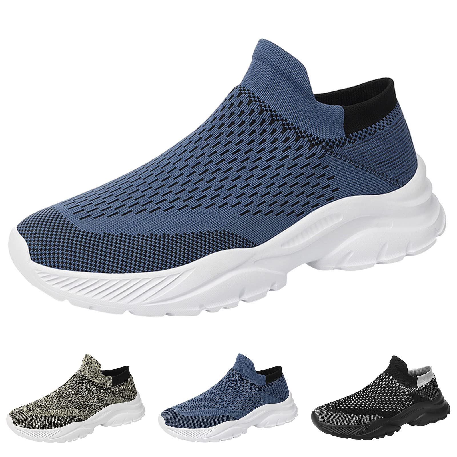 Best Orthopedic Dress Shoes for Men | Leather White Flip Flops, Black Slides, Retro Sneakers, Pool & Canvas Deck Shoes | Blue & Navy Boat Shoes for Men | Perfect for Work, Casual, and Outdoor Activities