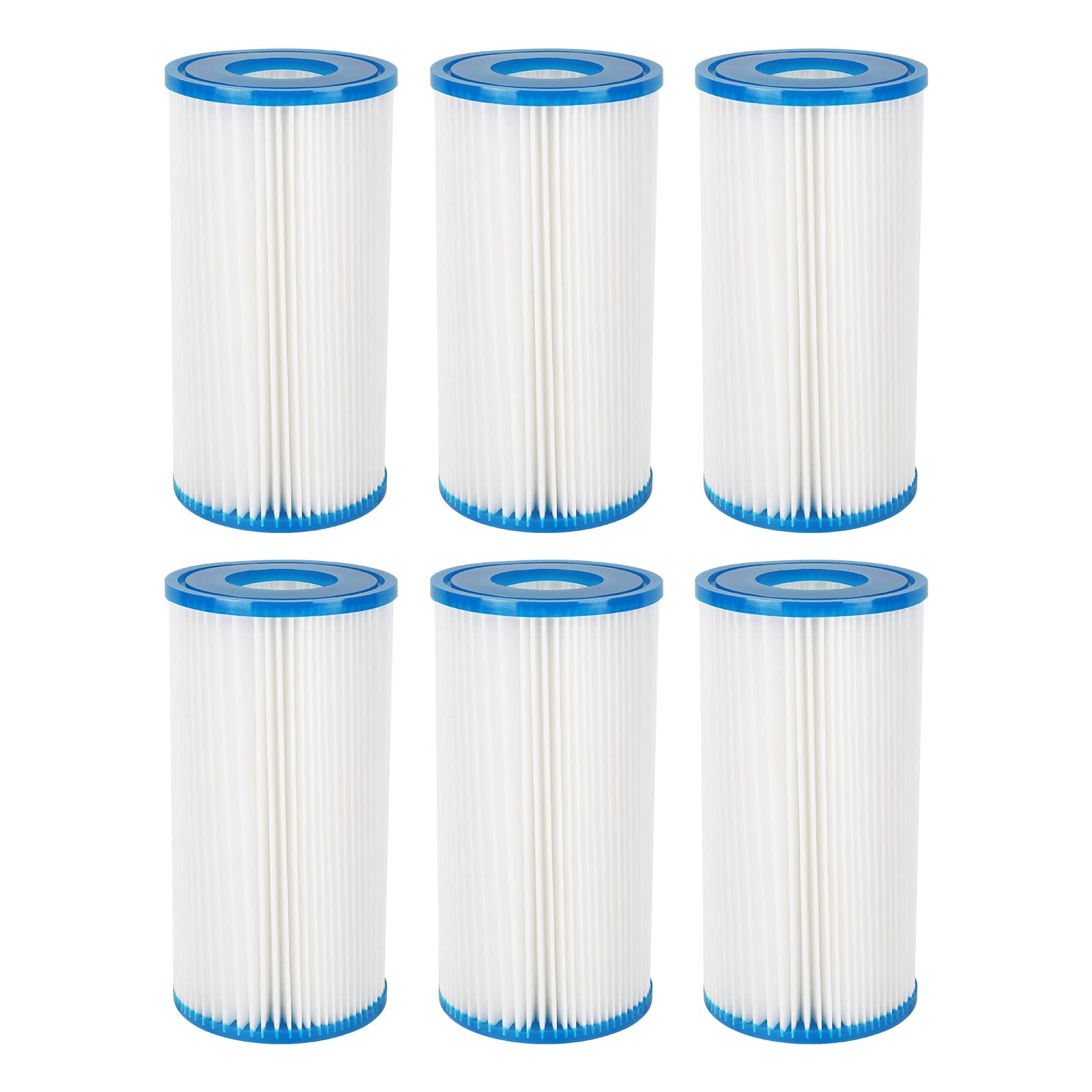 Summer Waves Above Ground Pool Filter Cartridge Type A or C - Reusable & Washable Pool Filter Replacement for Clean Swimming Water | Perfect for Backyard Pools, Inflatable Pools & Seasonal Maintenance