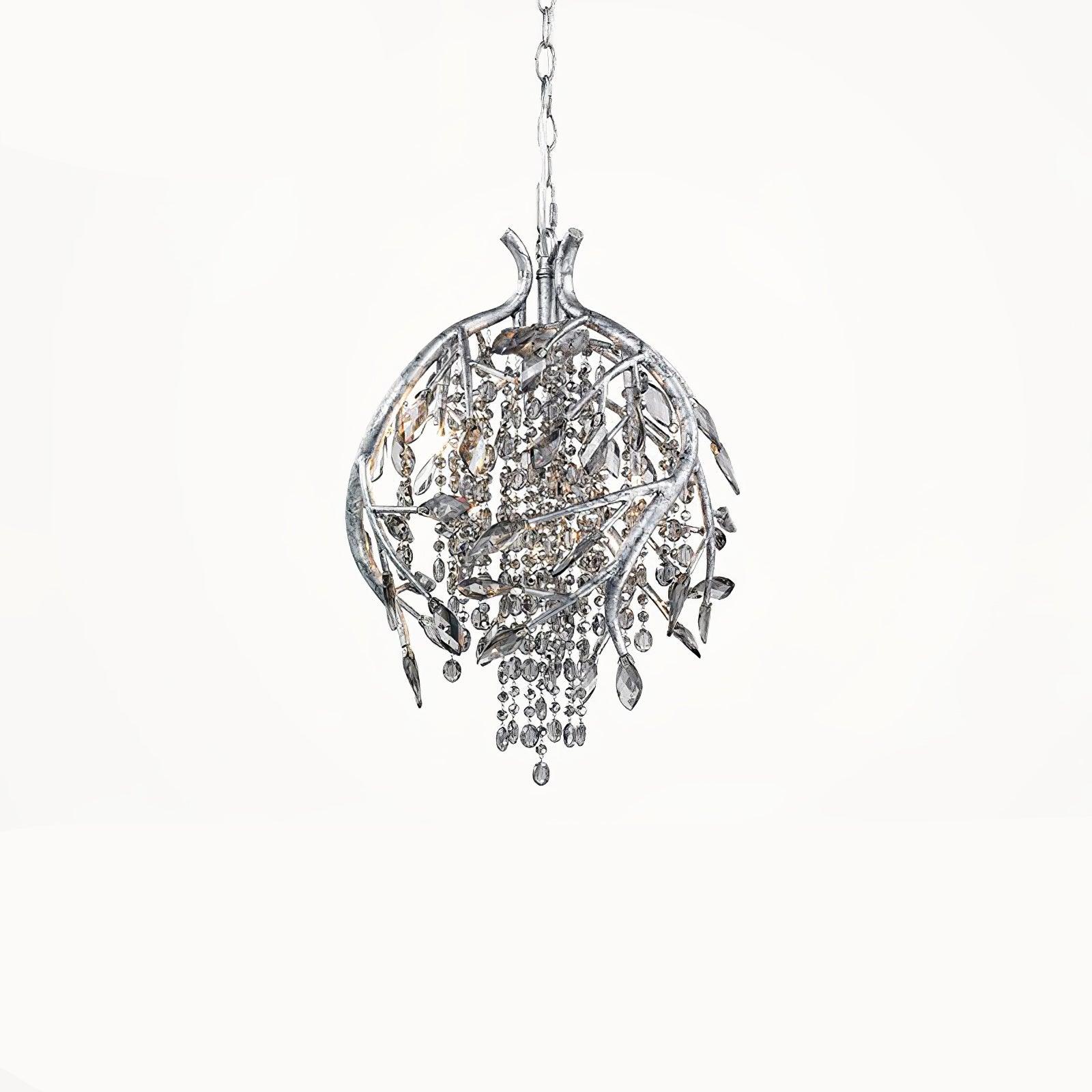 Elegant Autumn Twilight Chandelier - Modern Crystal Ceiling Light Fixture for Dining Room, Bedroom & Living Room Decor