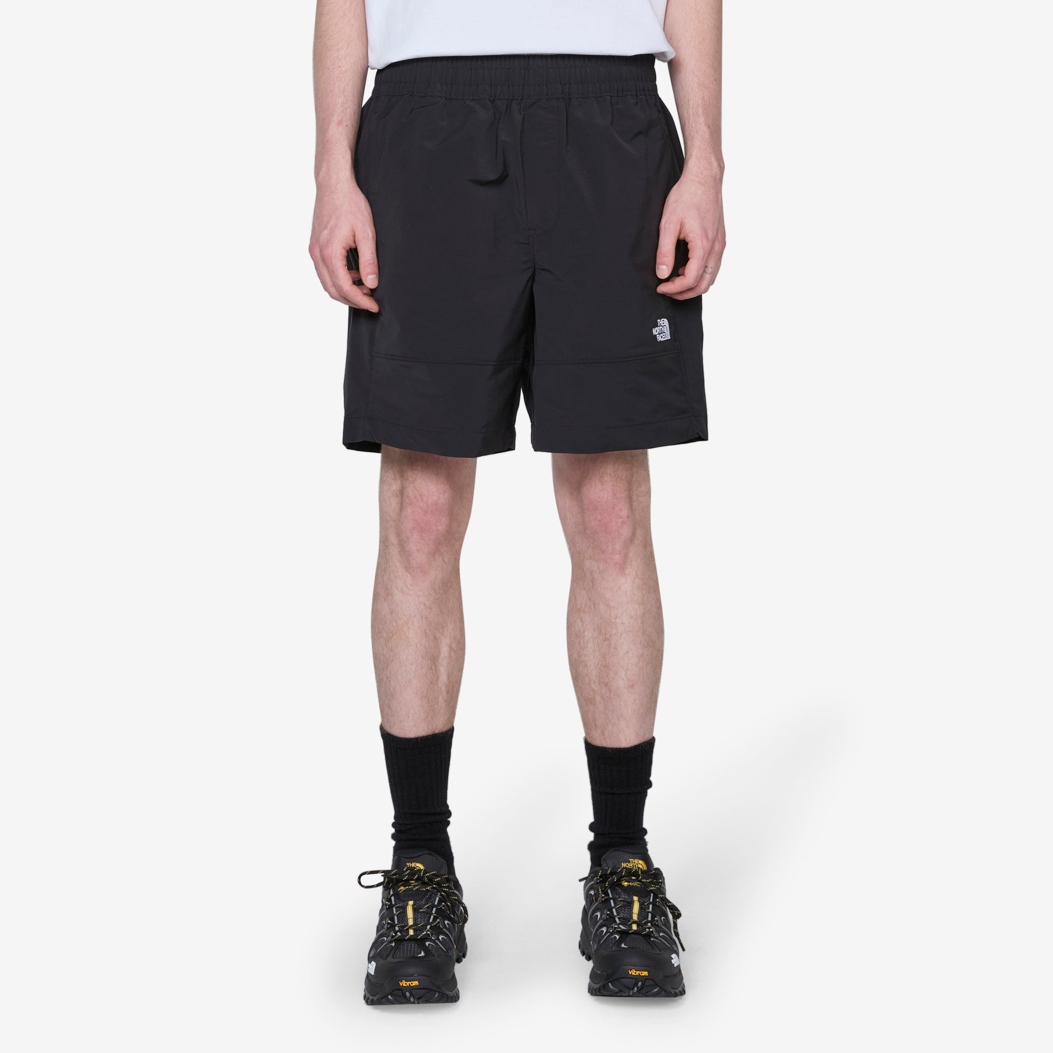 The North Face Easy Wind Shorts - Men's Running & Hiking Quick-Dry Athletic Shorts for Outdoor Activities (Black) | Perfect for Trail Running, Gym Workouts & Summer Adventures