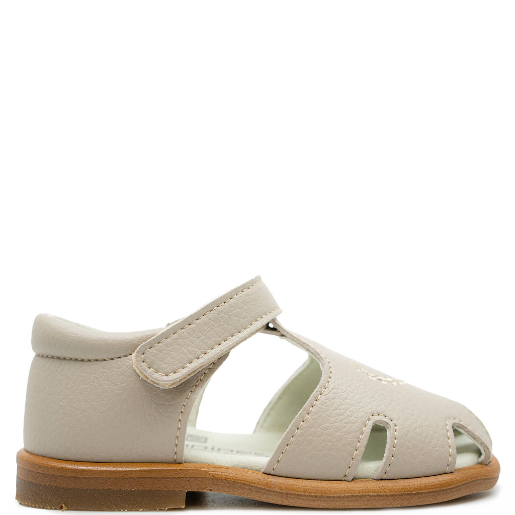 Andanines Clay Crest Closed Toe Baby Sandals for Boys & Girls - Soft & Comfortable First Walking Shoes for Toddlers - Perfect for Beach, Park, and Outdoor Play