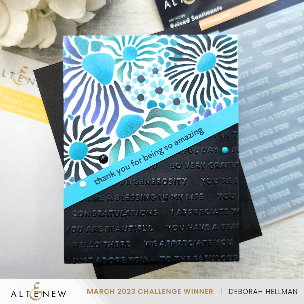 Daisy Craze Stencil Set (4 in 1) - Floral DIY Craft Templates for Painting, Scrapbooking & Home Decor - Perfect for Wall Art, Gift Wrapping & Spring Projects
