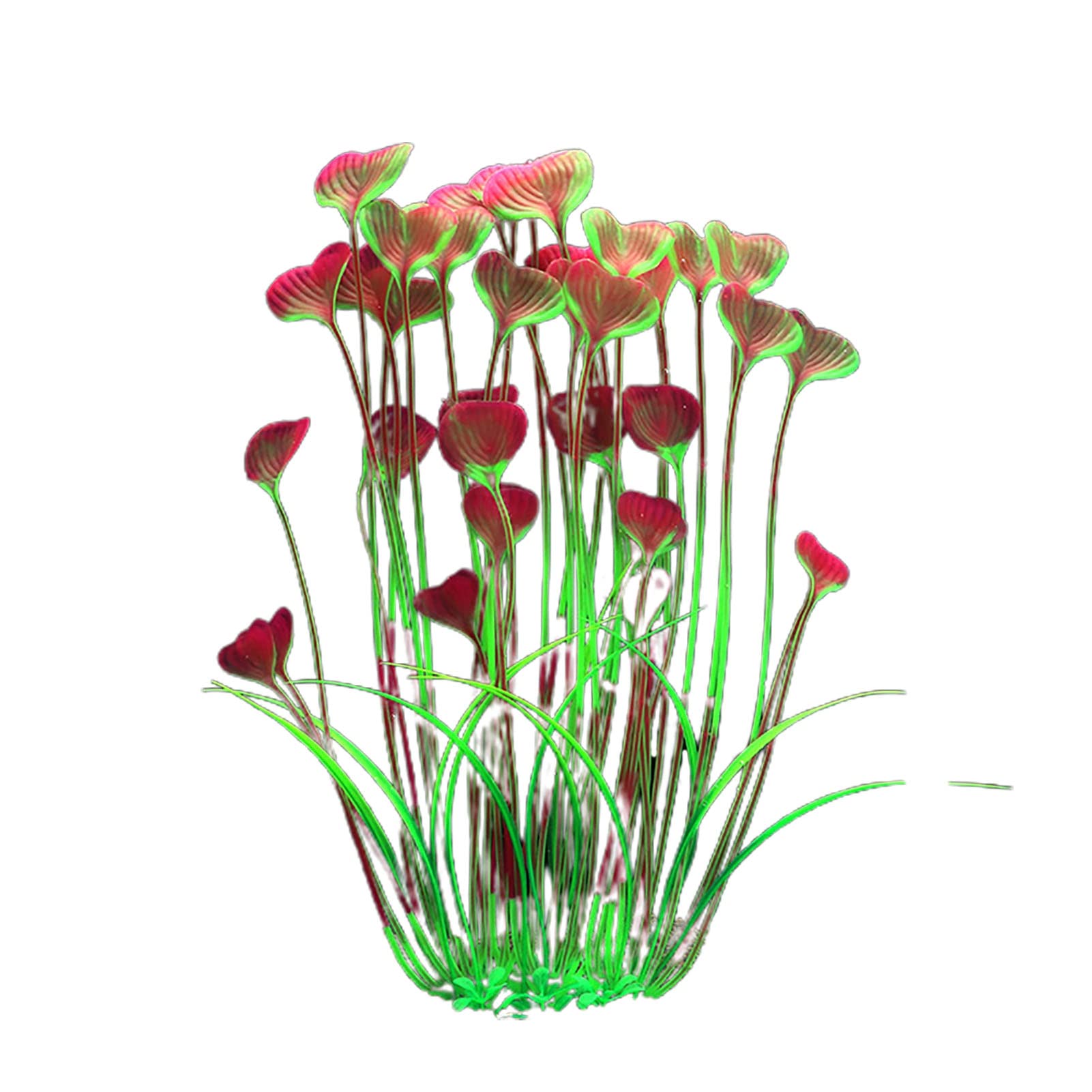 US Fish Tank Decorations - Fake Aquatic Plants, Vivid Color Artificial Water Grass for Aquarium - Realistic Simulation Plants for Fish Tank, Betta Tank & Aquascaping - Perfect for Home, Office & Kids Aquariums