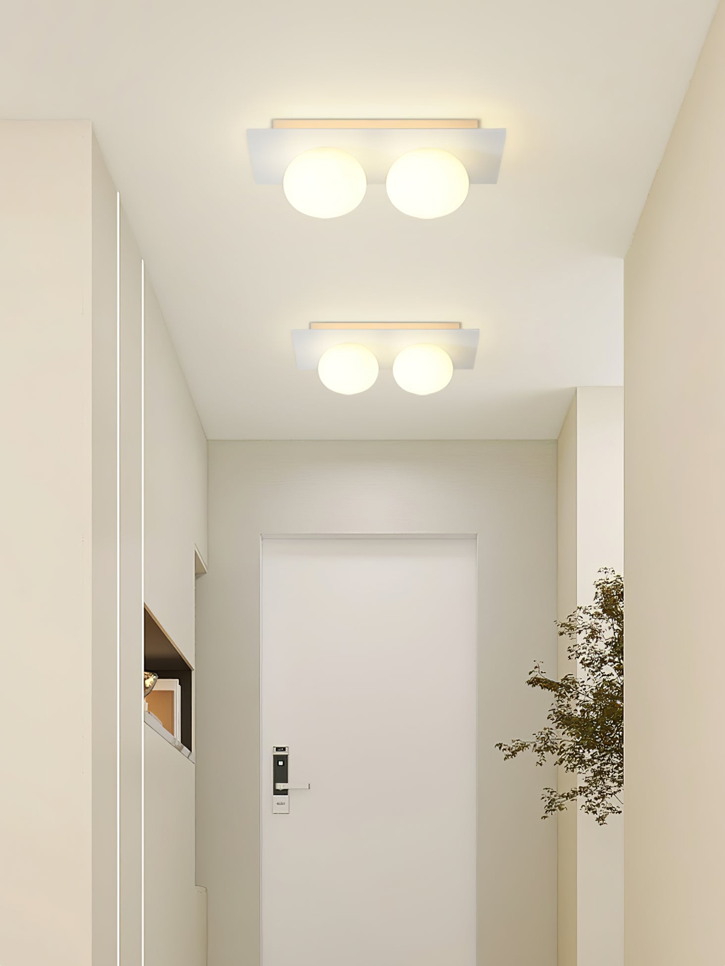 Modern LED Wall/Ceiling Lamp - Adjustable Dimmable Light Fixture for Bedroom, Living Room & Office | Indoor Home Decor Lighting Solution
