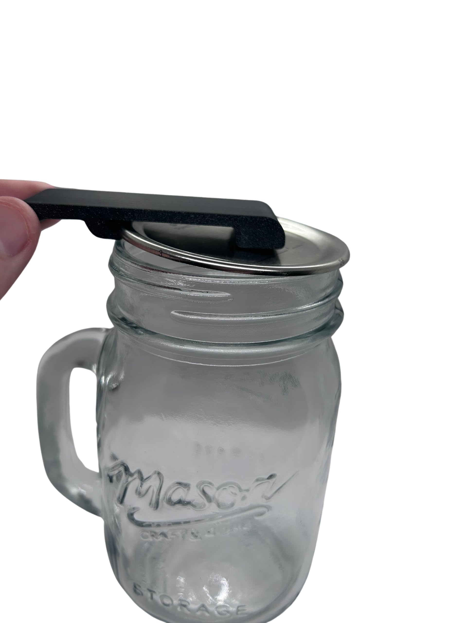 Premium Magnetic Canning Jar Opener - Effortless Vacuum Seal Release for Mason Jars & All Lids (Black) | Ideal for Home Canning, Food Preservation & Kitchen Storage