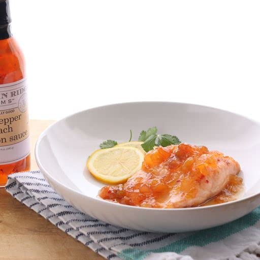 Terrapin Ridge Farms Hot Pepper Peach Bourbon Sauce - 3 Pack (12 Fl Oz Bottles Each) | Spicy Sweet Glaze for BBQ, Wings & Cocktails | Gourmet Condiment Gift Set