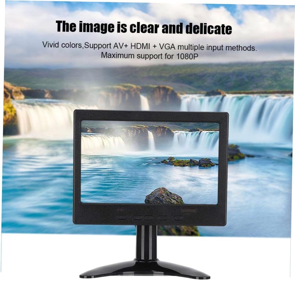 6.2-inch VGA/AV Input Portable PC Monitor - UK Compliant for Gaming, Office Work & Home Entertainment
