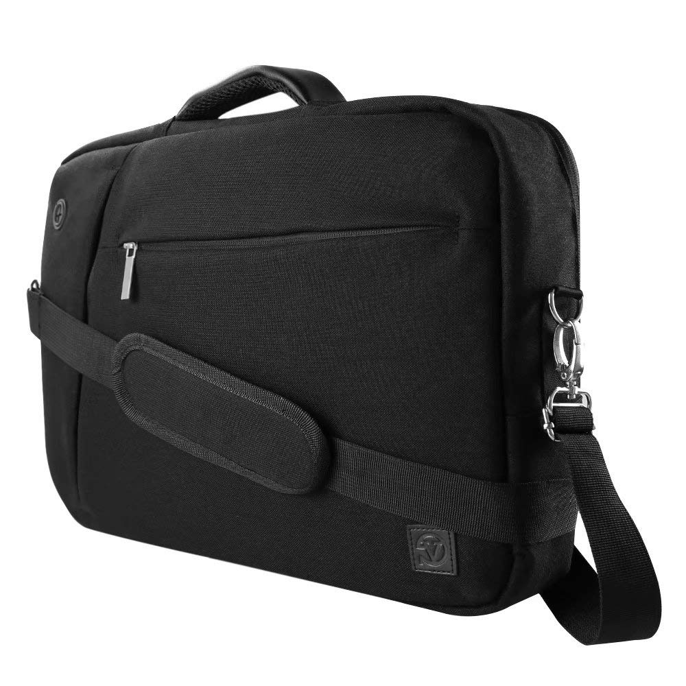 ASUS 15 Inch Laptop Crossbody Bag - Adjustable Shoulder Strap, Lightweight & Durable (Black) - Perfect for Work, Travel & School Commute