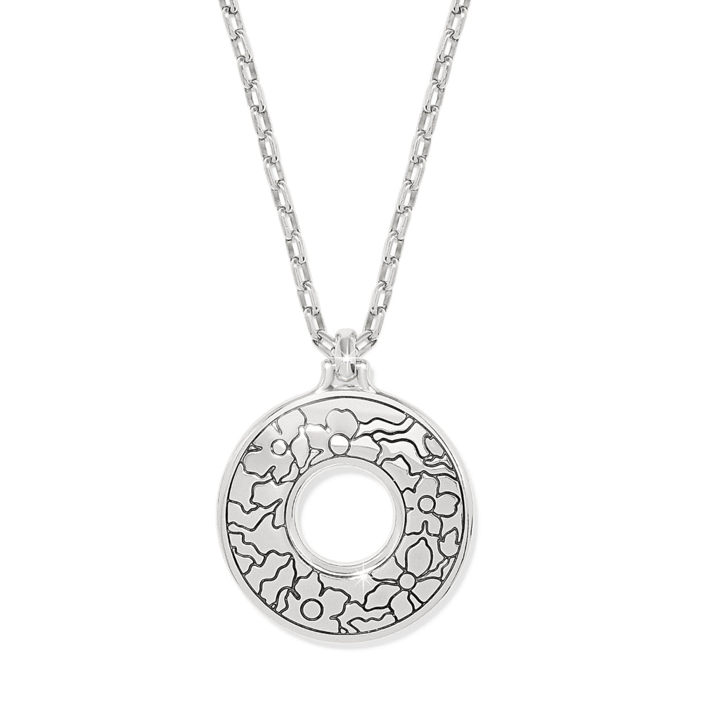 Brighton Kyoto In Bloom Indigo Ring Necklace - Dainty Floral Pendant Jewelry for Women, Perfect Gift for Birthday, Anniversary & Valentine's Day | Elegant Layering Necklace for Everyday Wear & Special Occasions