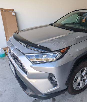 2019-2023 Toyota RAV4 Hood Deflector Bug Shield - Durable Hood Protector & Wind Deflector for Enhanced Protection on Highway & Off-Road Adventures