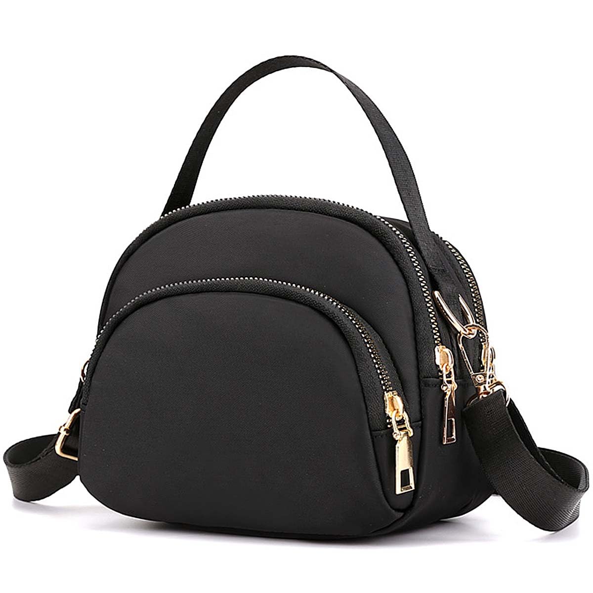 Women's Small Crossbody Purse - Nylon Wallet Phone Bag with Adjustable Shoulder Strap - Mini Cell Phone Purse for Everyday Use, Travel & Shopping