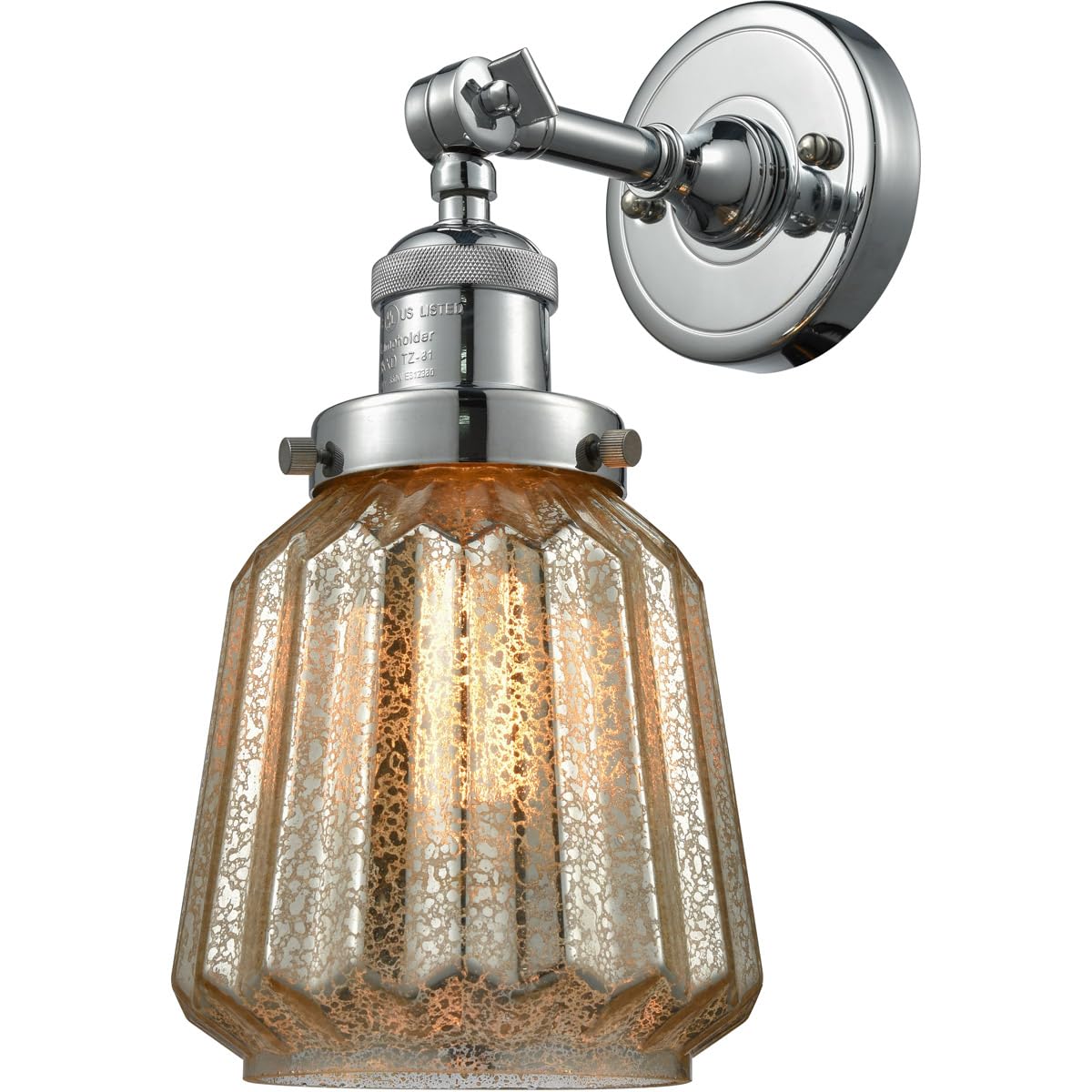 Innovations 201F-PN-G146-LED Semi-Flush Mount Ceiling Light Fixture - 14.6