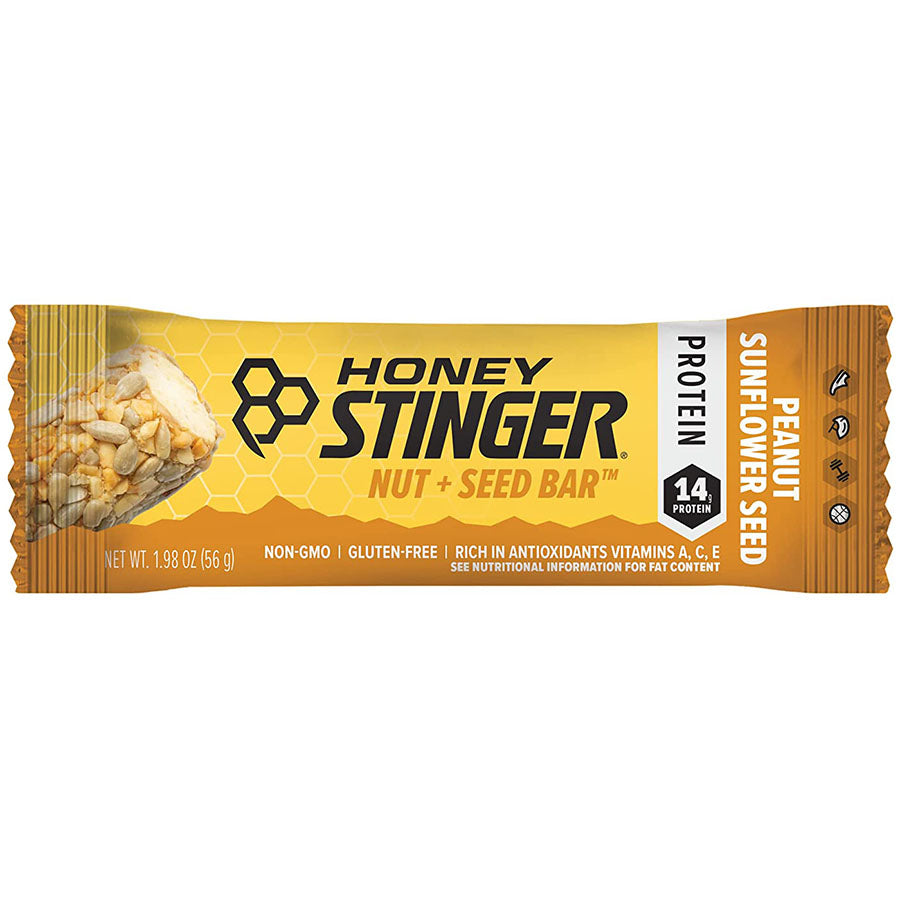 Organic Peanut Sunflower Seed Nut & Seed Bar - High Protein Snack for Hiking, Travel & Healthy On-the-Go Energy Boost