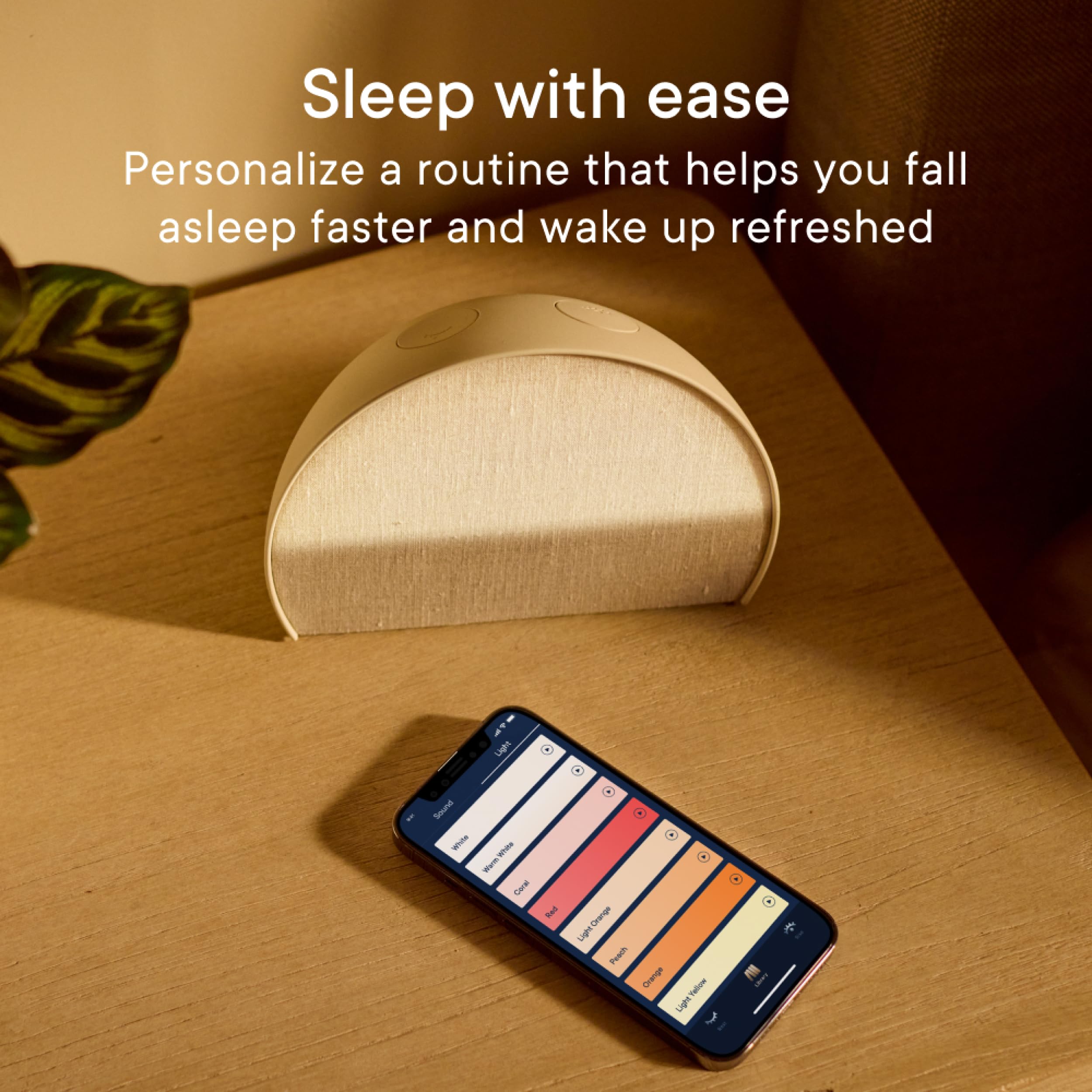 Hatch Restore 2 Smart Sunrise Alarm Clock & White Noise Machine with Customizable Sleep Routines, Dimmable Night Light for Adults - Perfect for Bedroom, Nursery, Meditation & Relaxation (Sage Green)