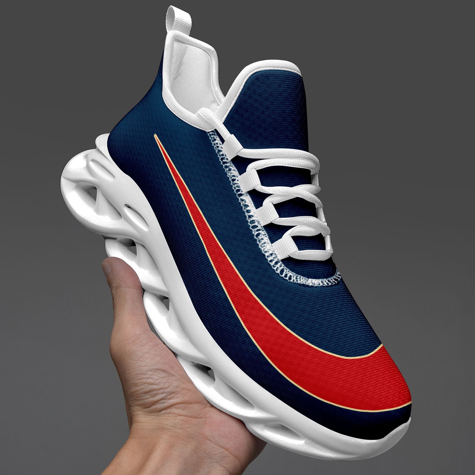 Custom Maxsoul Personalized Sneakers - Breathable Lightweight Running Shoes for Men & Women - Perfect for Gym, Workout & Casual Wear (Model FN003 E020109)