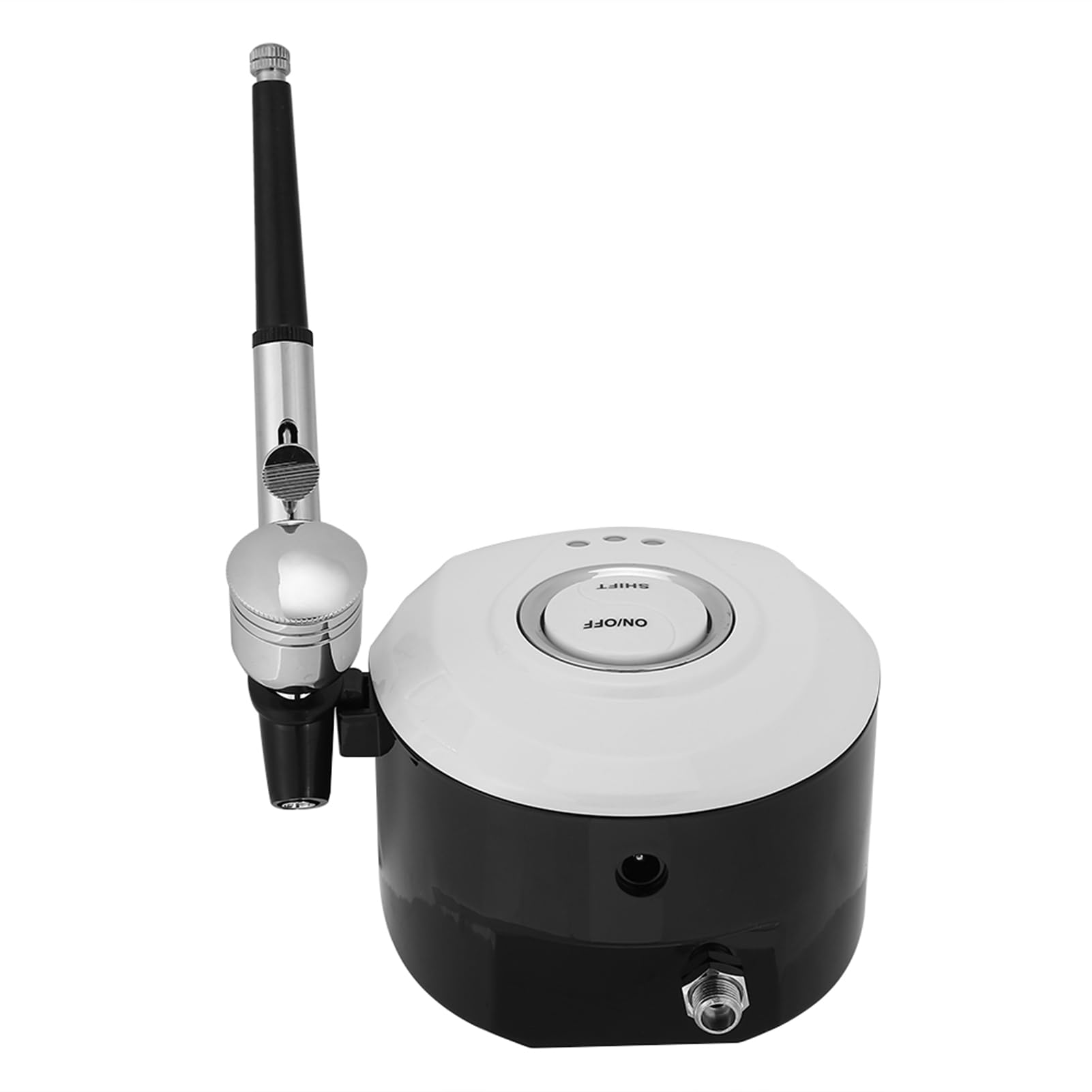 Professional Mini Airbrush Compressor Kit for Tattoo, Makeup, Nail Art & Cake Decorating - Portable Air Spray Gun with Adjustable PSI (White) - Perfect for DIY Crafts, Body Painting & Home Beauty Projects