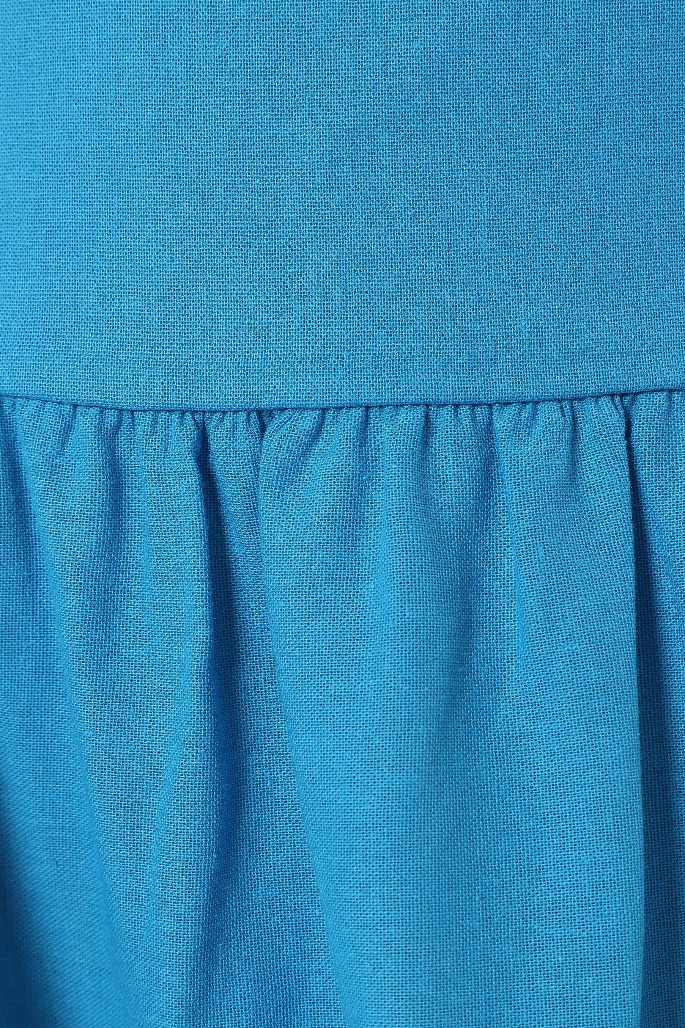 Lenny Maxi Dress for Women - Flowy Long Summer Dress in Blue | Perfect for Beach, Vacation & Casual Outings