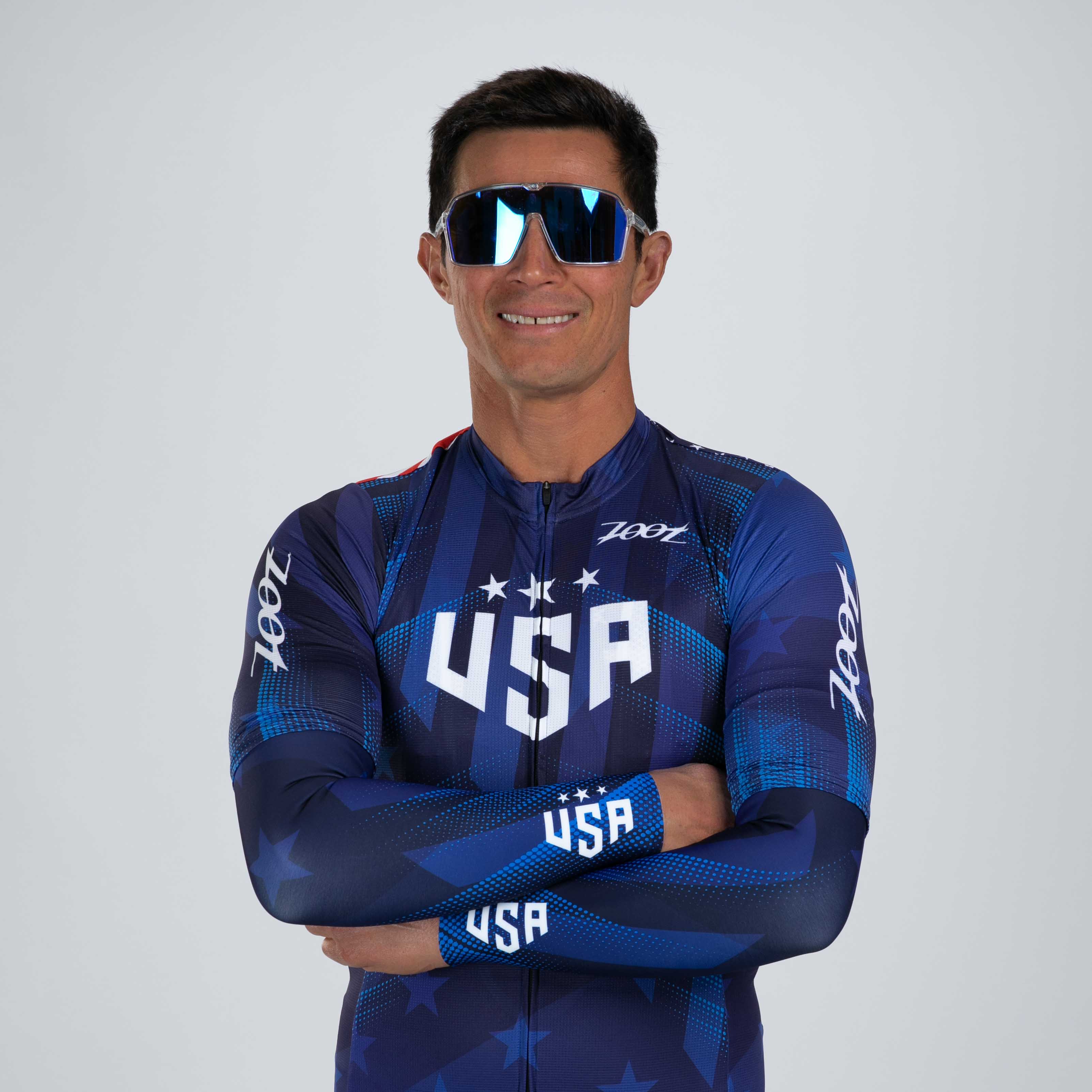 Unisex Limited Edition Cycling Arm Warmers - Red, White & Blue | Perfect for Outdoor Biking, Running & Sports Activities