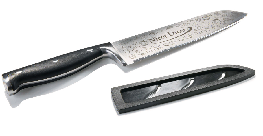 Premium Nicer Dicer Knife Set - Sharp Stainless Steel Blades for Efficient Chopping, Slicing & Dicing - Perfect for Kitchen, Meal Prep & Cooking Enthusiasts