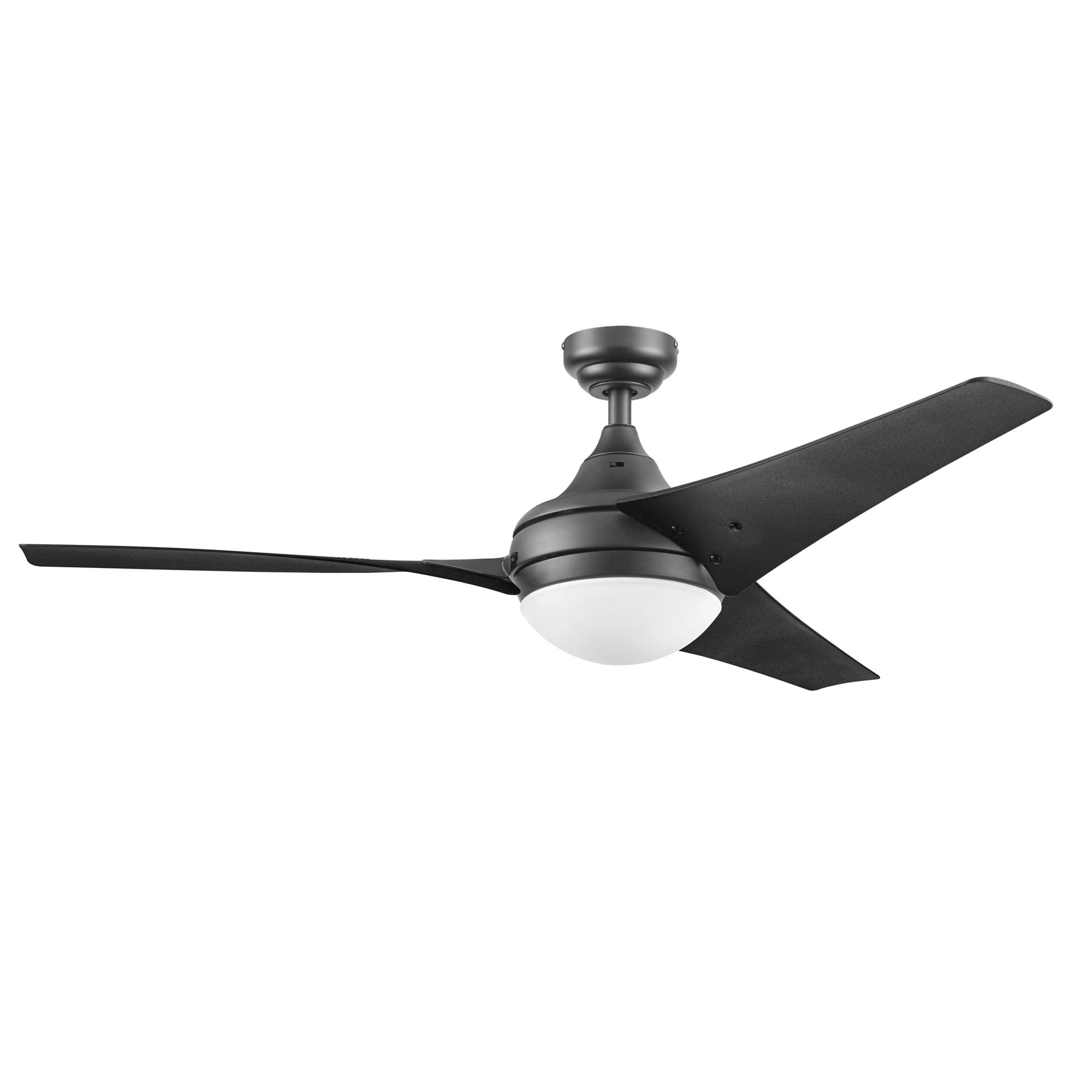 Honeywell Neyo 52 Inch Modern LED Ceiling Fan with Light & Remote Control - High Performance Reversible Motor, 3 Wood Blades for Bedroom, Living Room, Kitchen (Espresso) - Model 51800-01