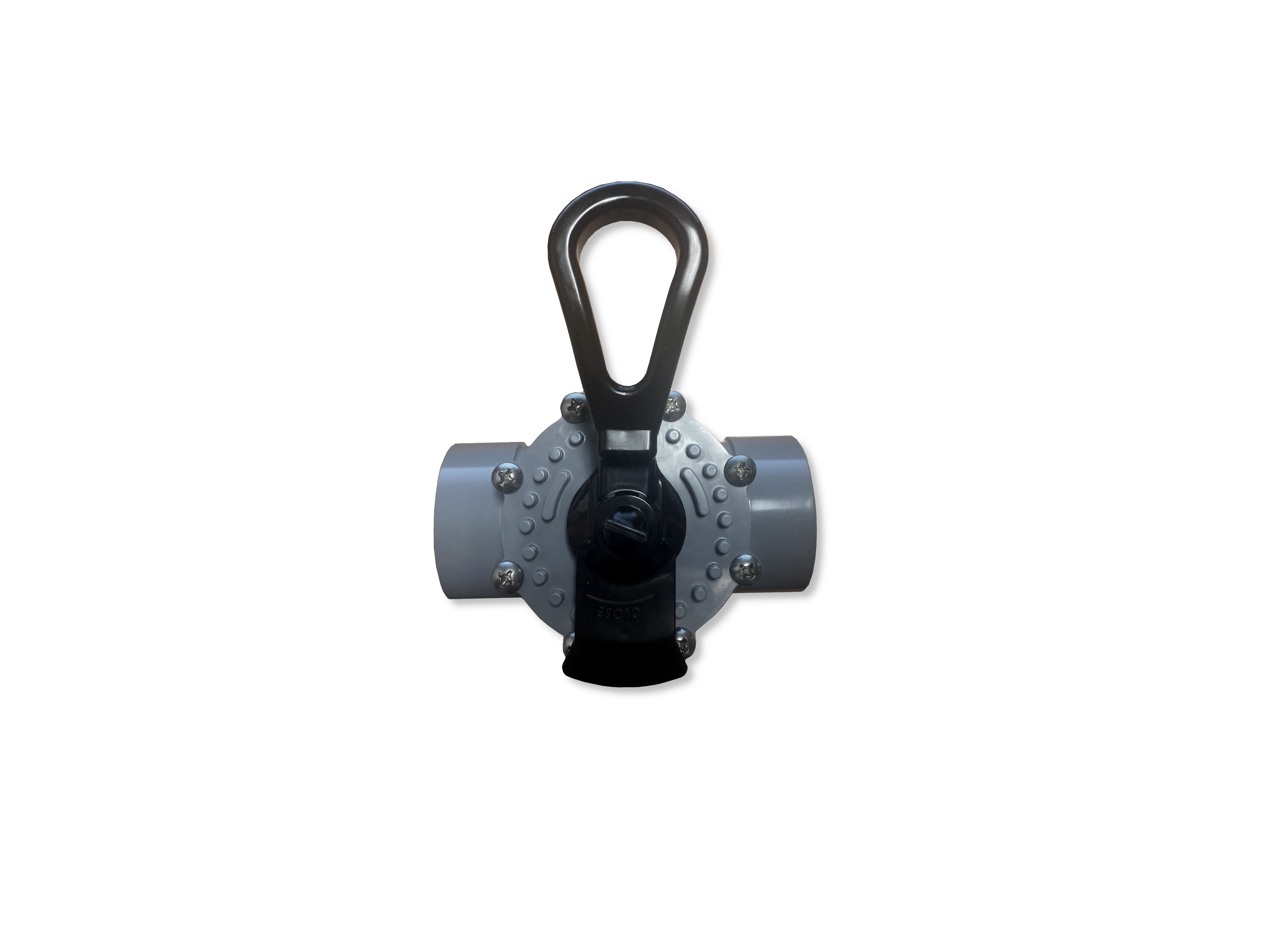 Afras 2-Way CPVC Valve - Heavy Duty PVC Ball Valve for Water & Gas, 1/2 Inch NPT Thread, Ideal for Plumbing, Irrigation & Industrial Applications