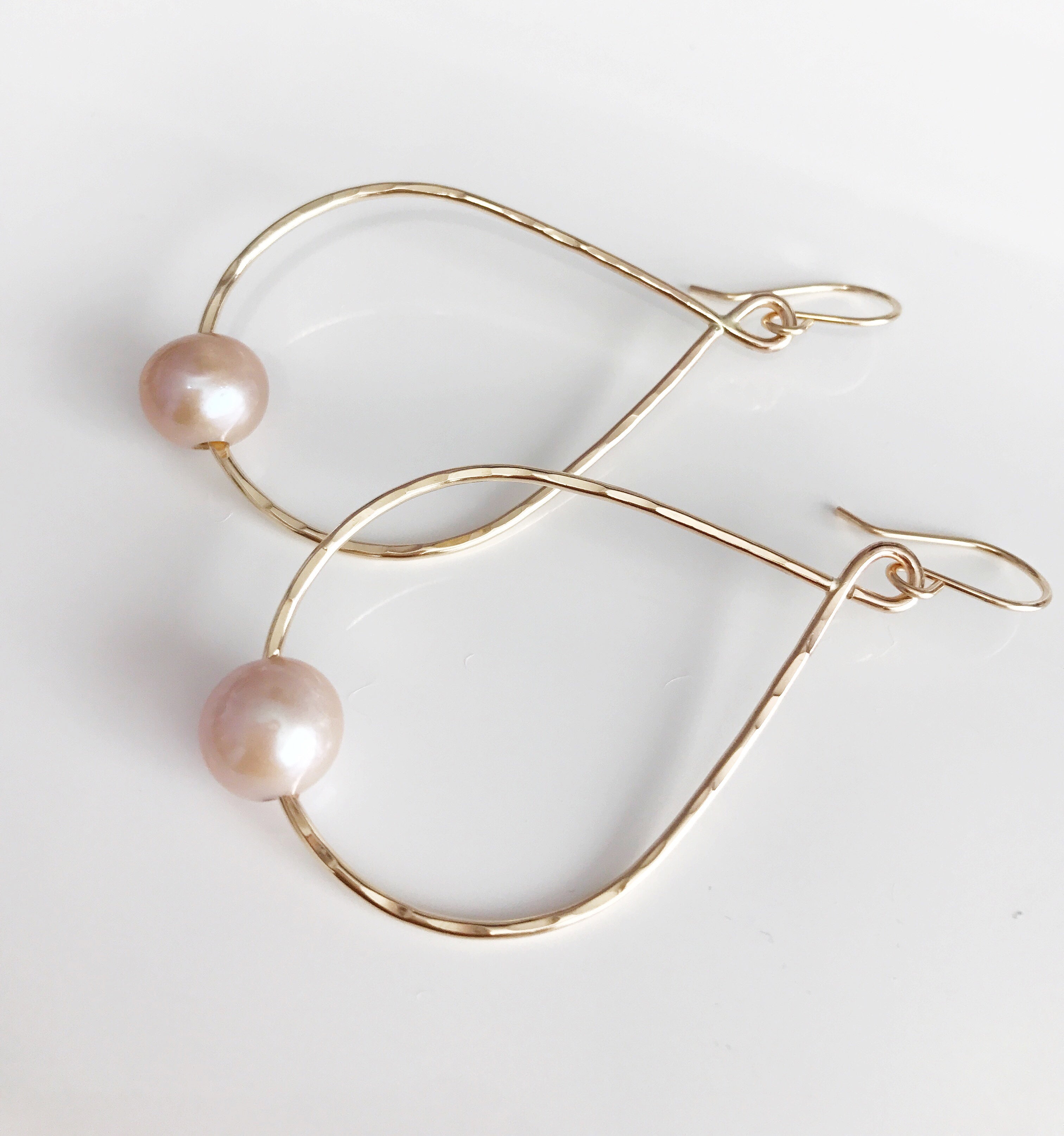 Elegant Pink Edison Pearl Earrings (E352) - Molly Style for Women | Perfect for Weddings, Parties & Everyday Wear