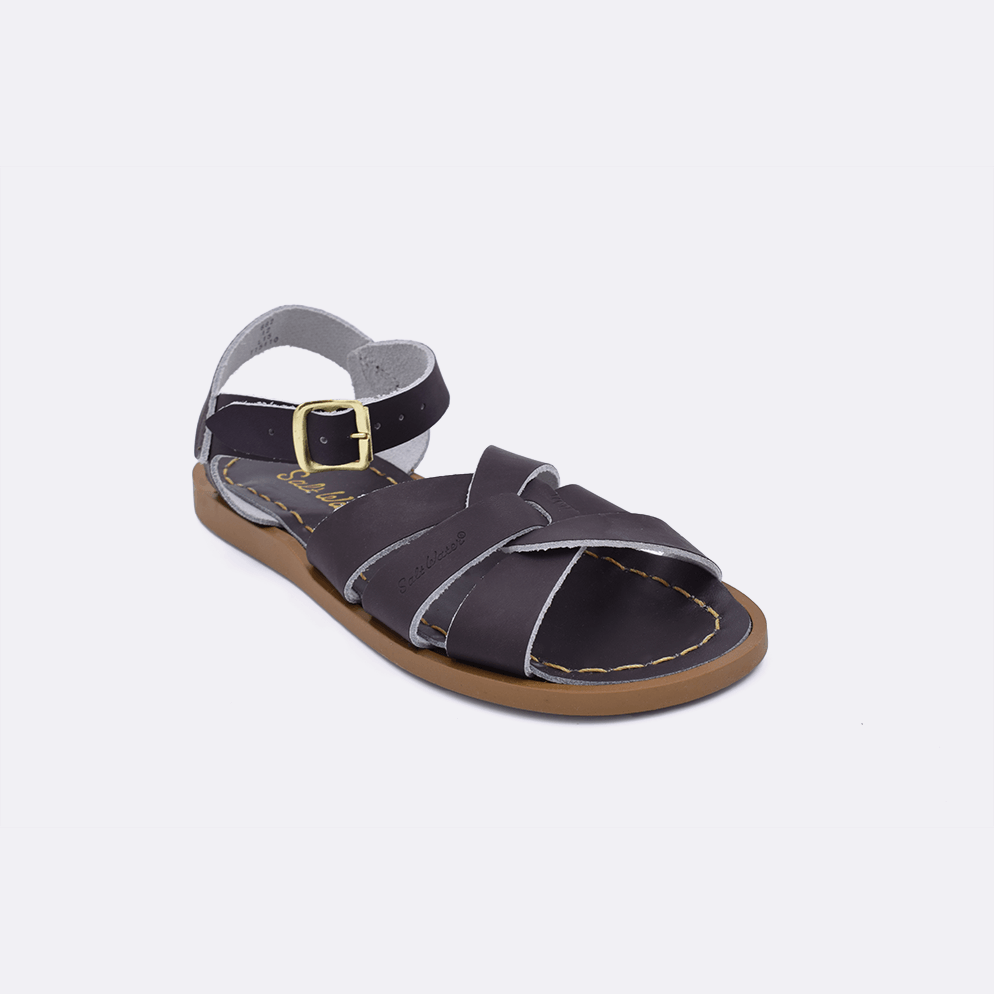 Original Brown Saltwater Sandals for Little Kids – Comfortable & Stylish Beach, Pool, and Summer Outdoor Play Shoes