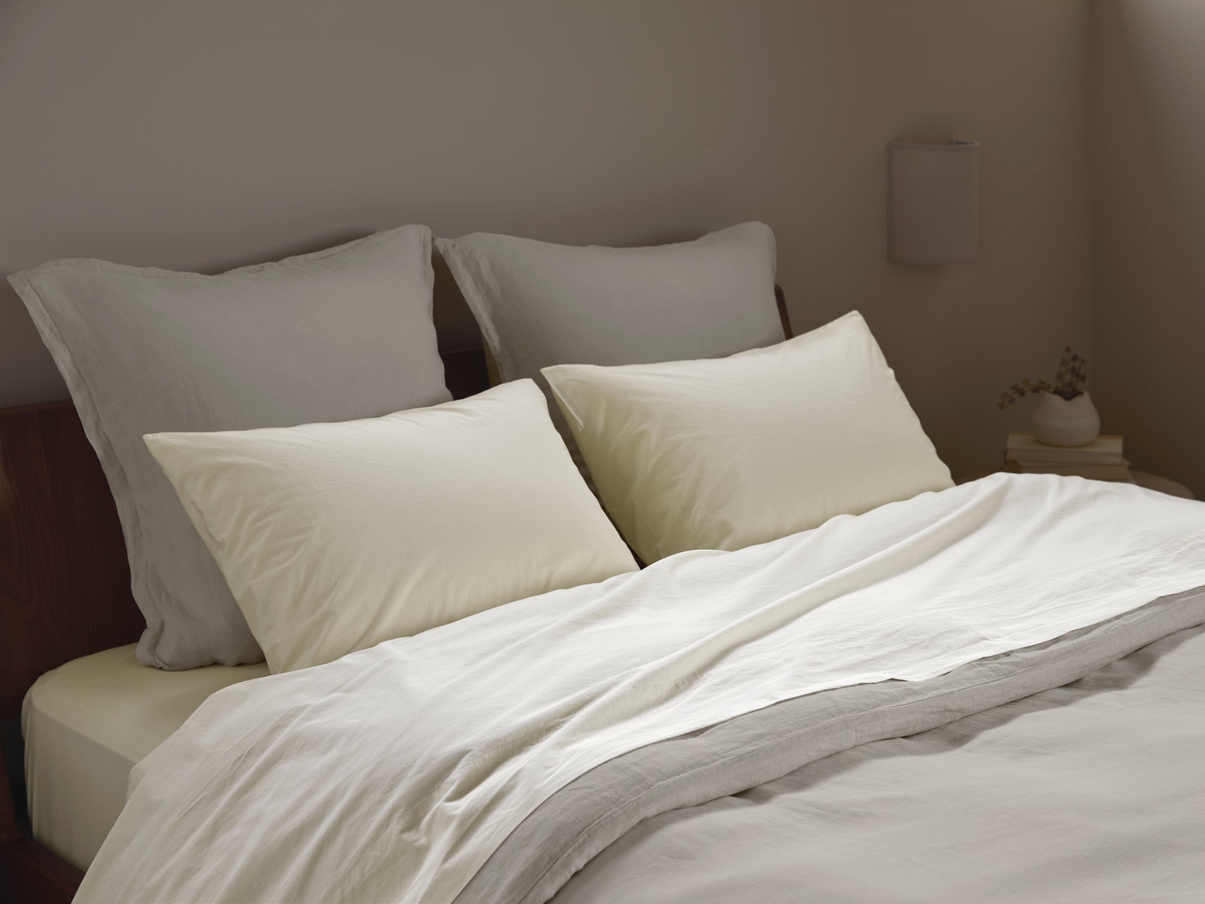 Luxury 400 Thread Count Percale Sheet Set - Butter Soft Cotton King/California King Size - Breathable & Cooling for Hot Sleepers - Perfect for Bedroom, Guest Room & Hotel Use