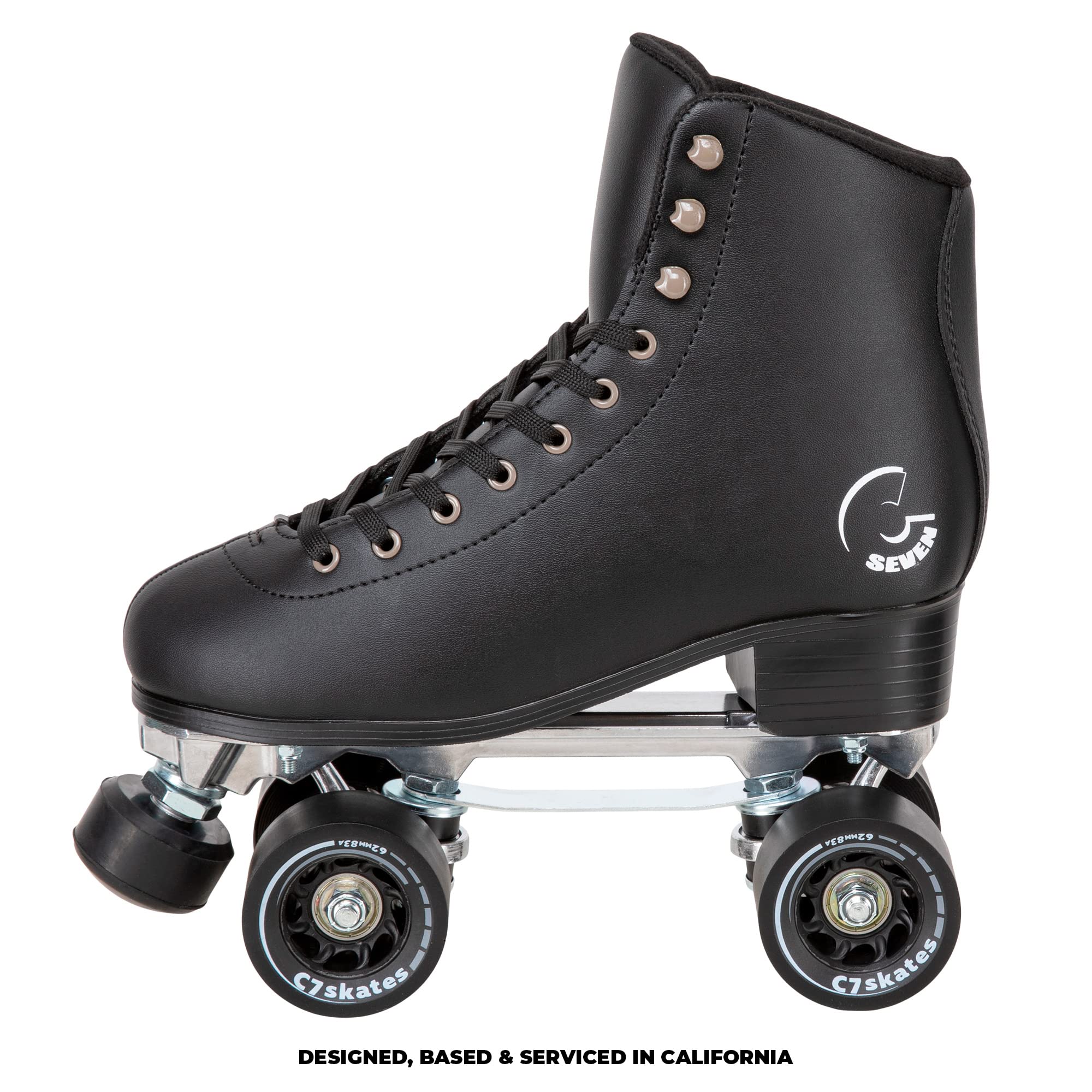 C7 Dark Magic Quad Roller Skates for Outdoor & Rink Skating