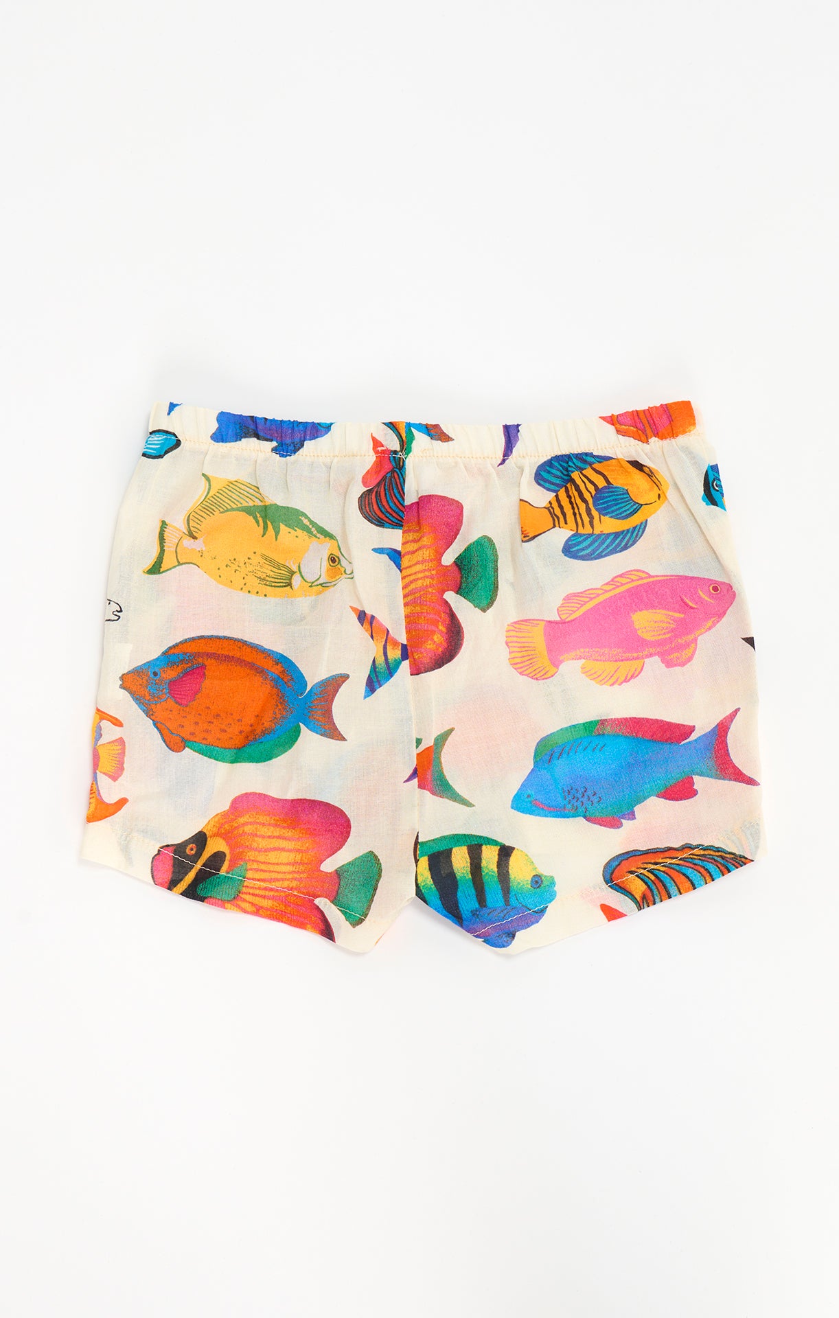 Lil Easy Shorts for Women - Comfortable Stretchy Rainbow Reef Print Casual Shorts | Perfect for Beach, Yoga, and Summer Outfits
