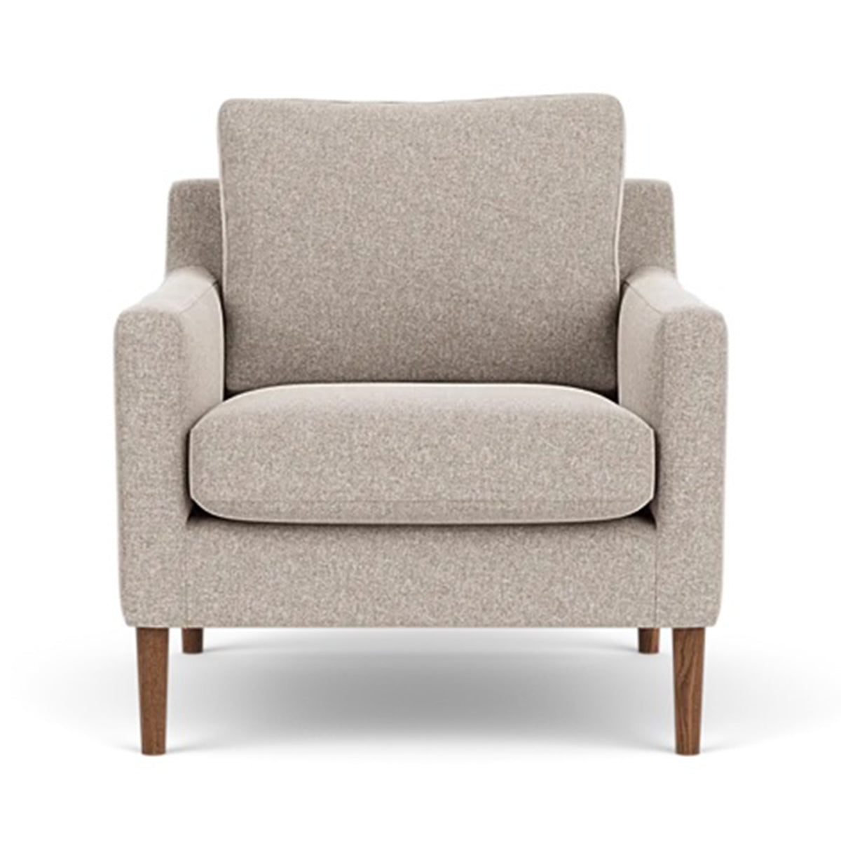 Astha Fabric Armchair - Modern Upholstered Accent Chair for Living Room, Bedroom & Office - Comfortable Lounge Chair with Soft Fabric & Sturdy Frame