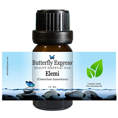 100% Pure Elemi Essential Oil 10ml - Natural Aromatherapy Oil for Relaxation & Skin Care - Butterfly Express Brand - Perfect for Diffusers, Massage & DIY Beauty Products