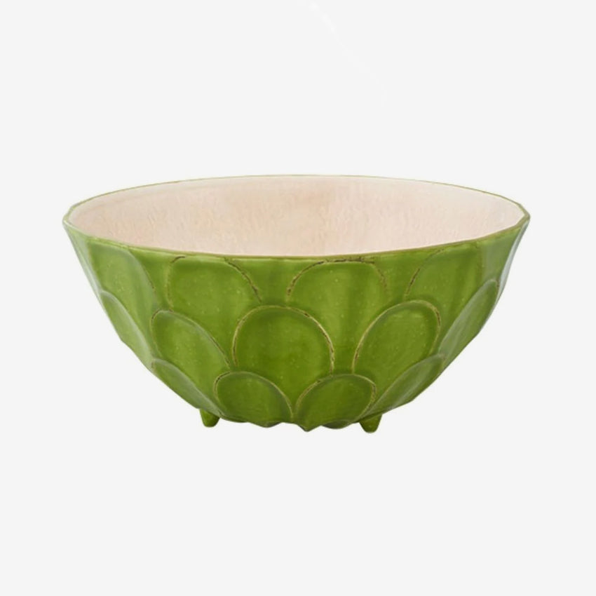 Bordallo Pinheiro Tropical Fruits Annona Salad Bowl - Handmade Ceramic Serving Bowl for Fruit Salad, Desserts & Table Decor - Perfect for Dining, Entertaining & Kitchen Decor