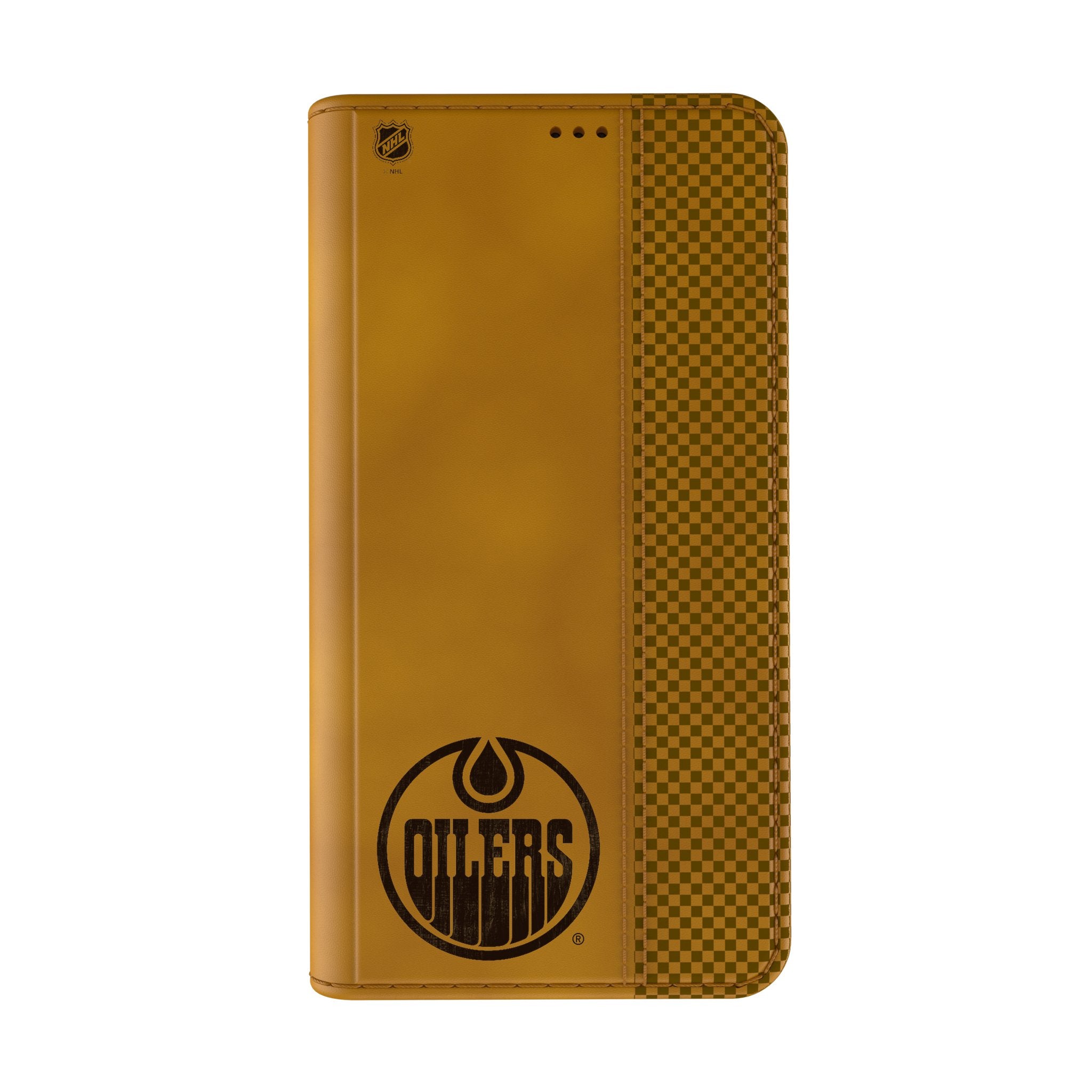 Edmonton Oilers Hockey Team Burn Folio Phone Case for Apple iPhone - Perfect for Fans, Game Days & Everyday Use