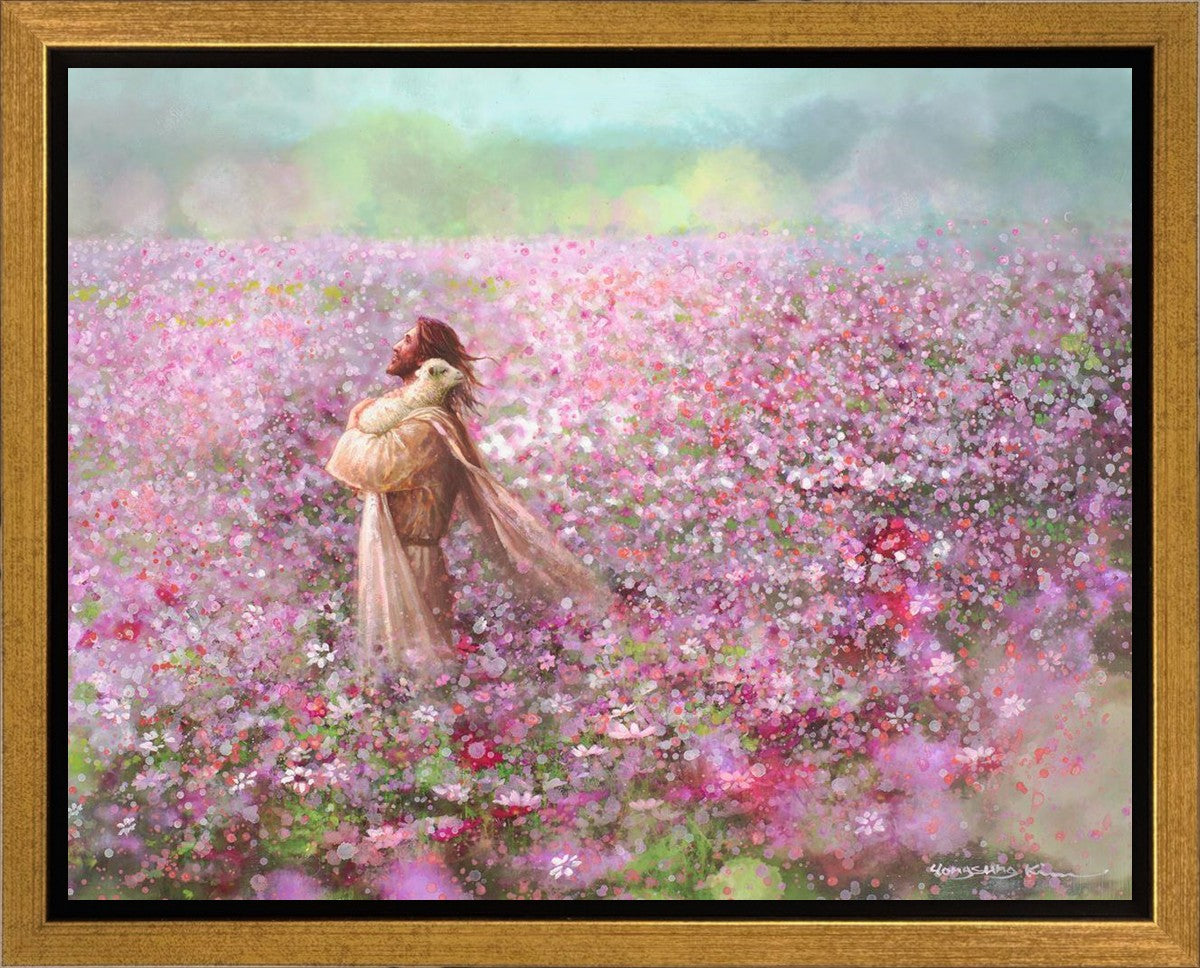 Calming Embrace Gallery Wrap Canvas Art - Soothing Wall Decor for Living Room, Bedroom & Office - Perfect for Home, Meditation Spaces & Gifts