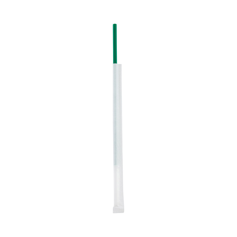 Eco-Friendly Compostable PLA Plastic Straws - 8 1/4