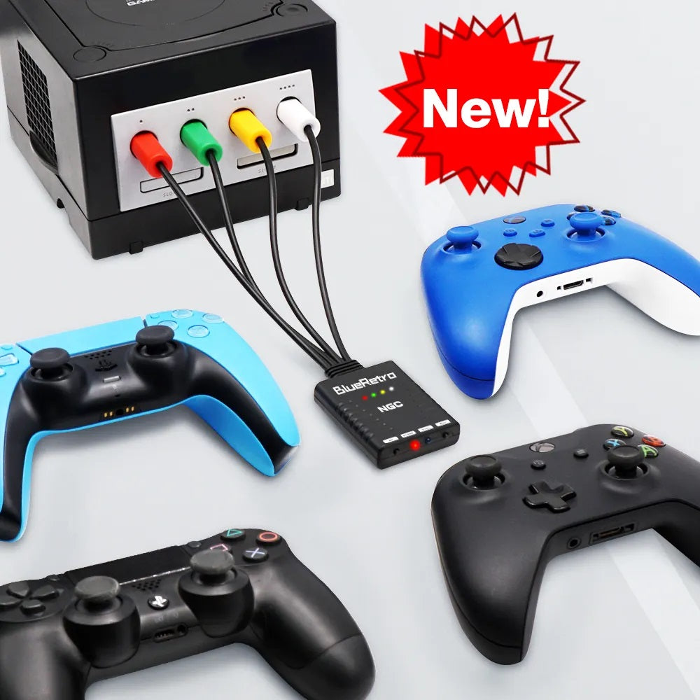 Wireless Controller Adapter for GameCube Console - Play Classic Games with Modern Convenience