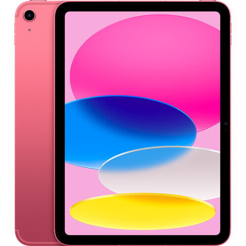 Apple iPad 10th Gen 10.2-inch Wi-Fi + 5G 64GB Pink (MQ6M3LL/A) - Perfect for Work, Study & Entertainment