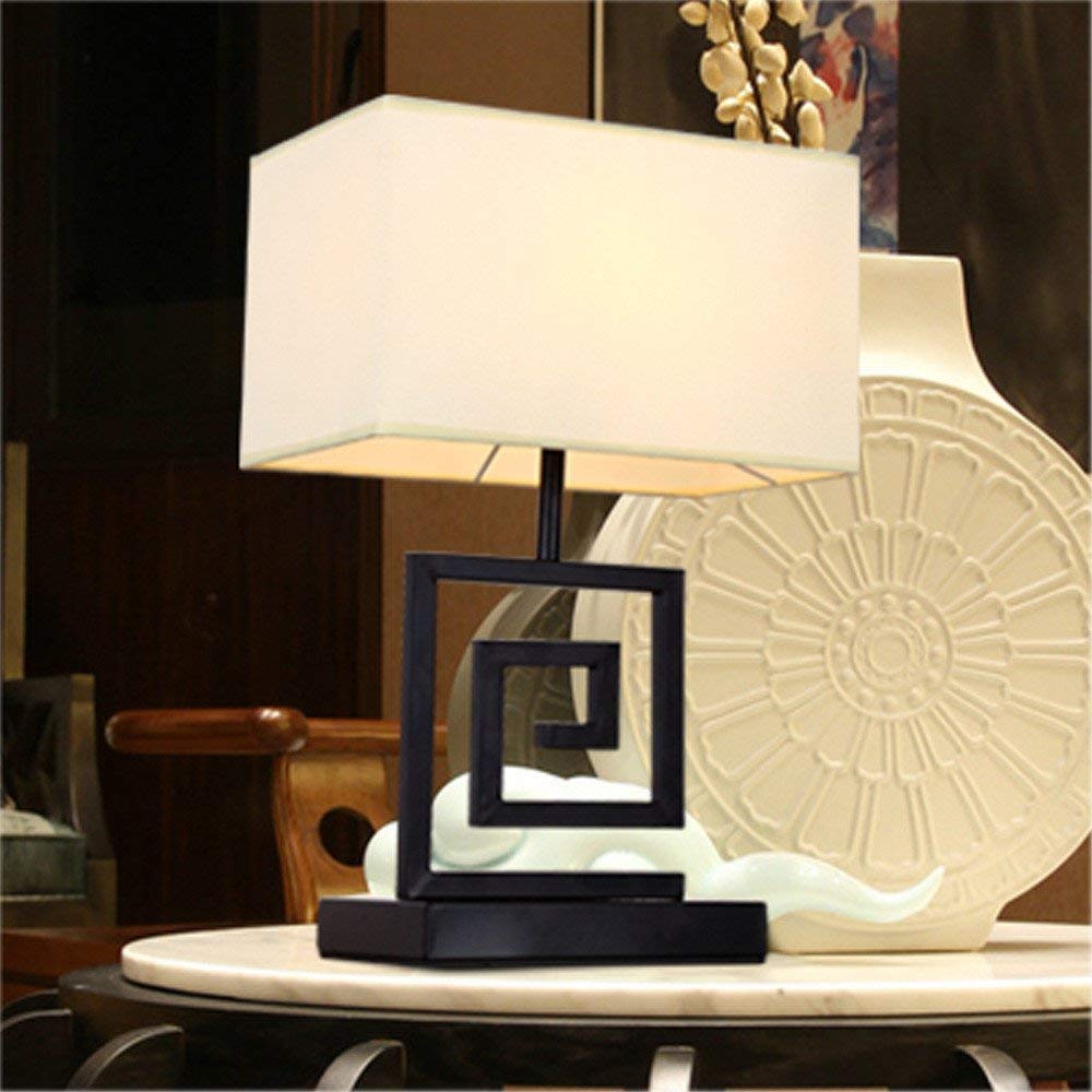 Eco-Friendly Solid Wood Desk Lamp with Eye-Caring Linen Shade - Adjustable Table Lamp for Bedroom, Office & Study (E27 Bulb Compatible) | Perfect for Reading, Working & Nightstand Lighting