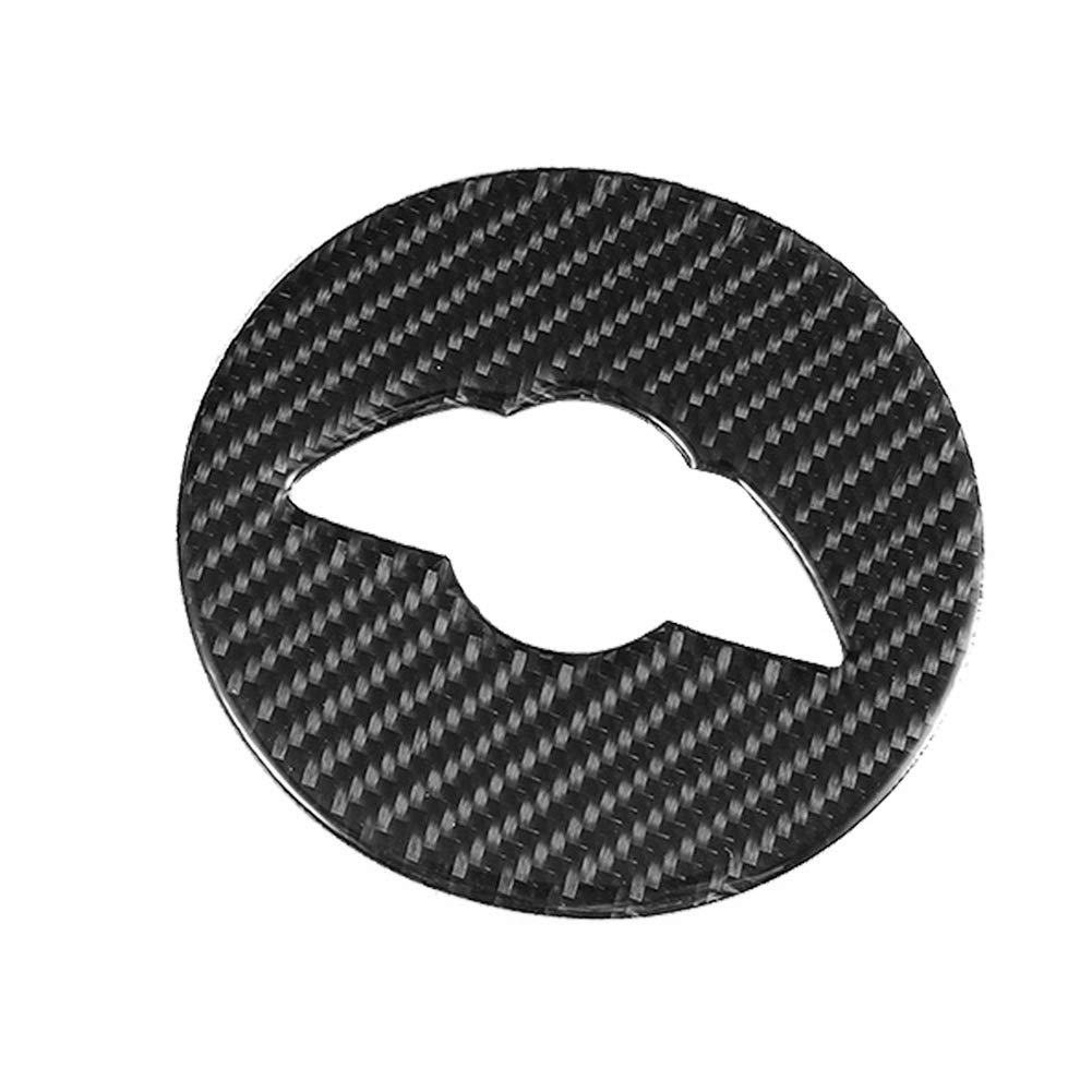 Carbon Fiber Steering Wheel Sticker Decoration Trim Emblem for Mini Cooper F55 F56 F60 - Upgrade Your Car Interior Style & Enhance Driving Comfort