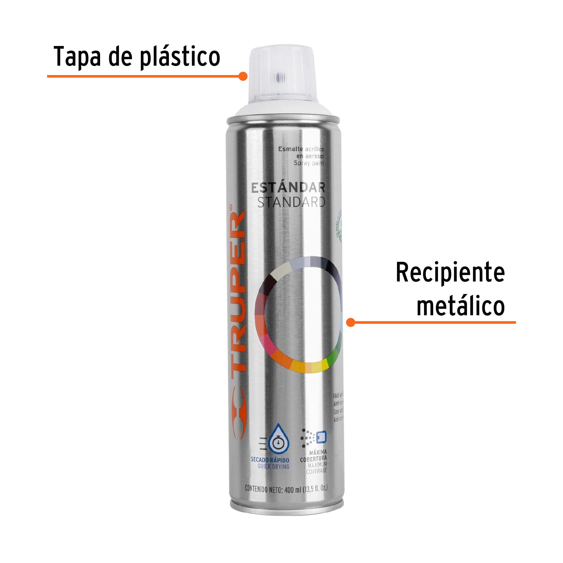 Acrylic Enamel Matte White Spray Paint for DIY Crafts, Home Decor & Automotive Touch-Ups – High Coverage & Durable Finish