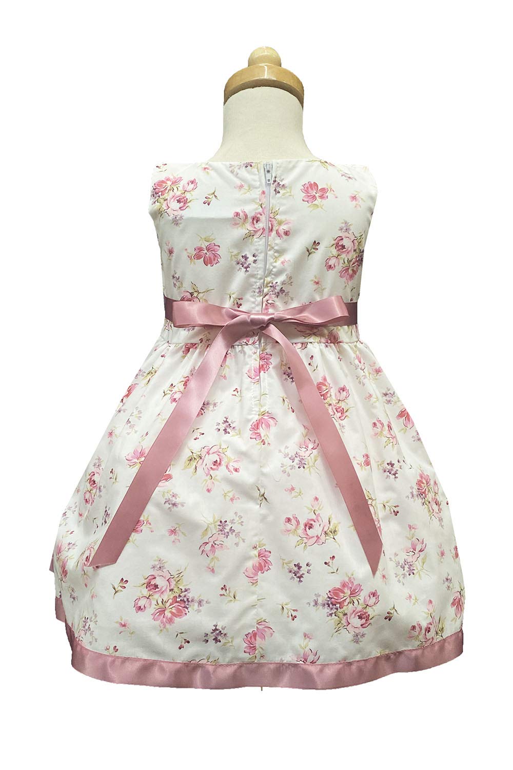 Lito Girls Easter Dress - Cotton Floral Print Spring Dress for Toddler & Kids - Perfect for Easter Sunday, Spring Photoshoots & Family Gatherings