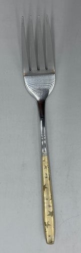 6-Piece Gold Star Fruit Forks Set - 100 Pieces per Case - Perfect for Parties, Picnics, and Catering Events