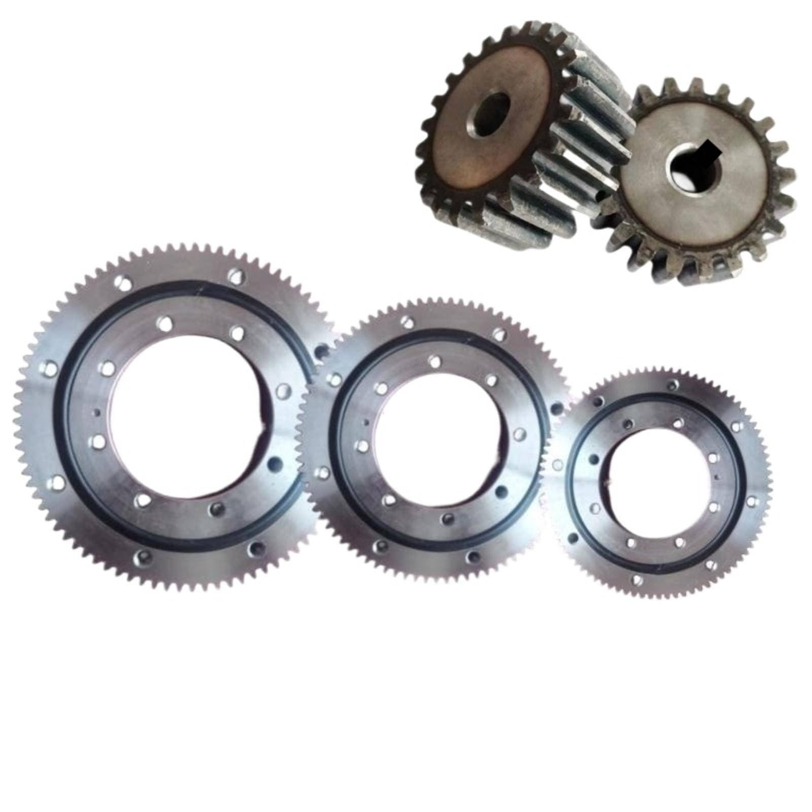 Small External Tooth Slewing Bearing - Full-Automatic Steering Turntable Pressure Support Bearing Ring Gear for Industrial Machinery & Heavy Equipment